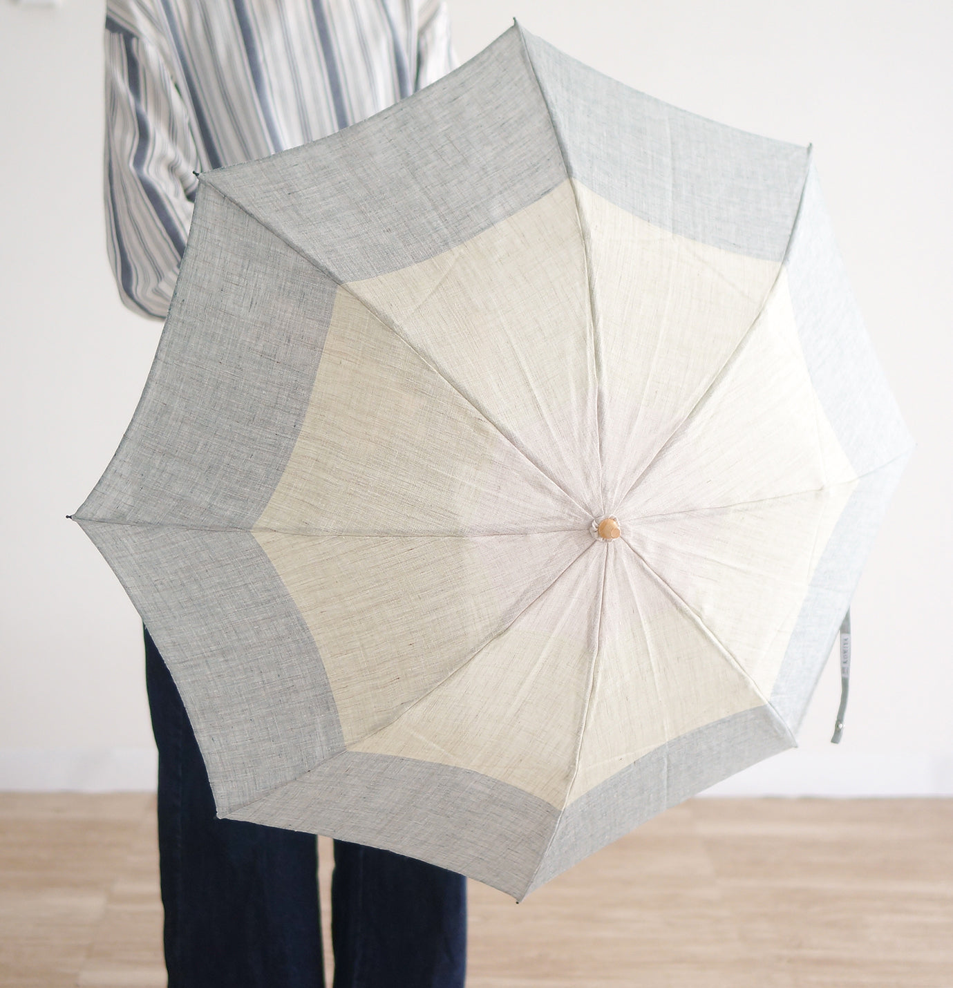 折りたたみ傘 レディース 日傘 晴雨兼用傘 艶やかな光沢と重厚感が魅力の「甲州織」