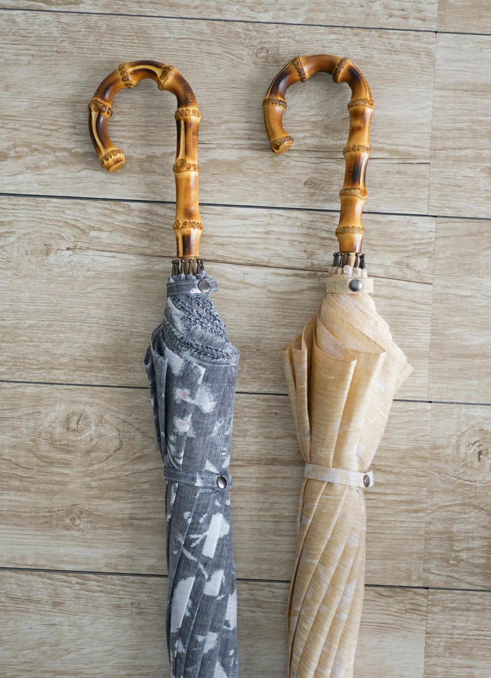 長傘 レディース 日傘 小幅で織る、上品で涼やかな、風通しのいいリネン