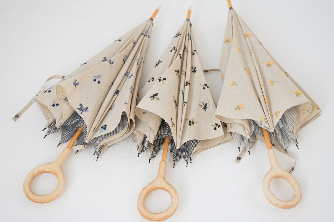 長傘 レディース 日傘 骨を隠した特殊な二重構造の「かわず張り」