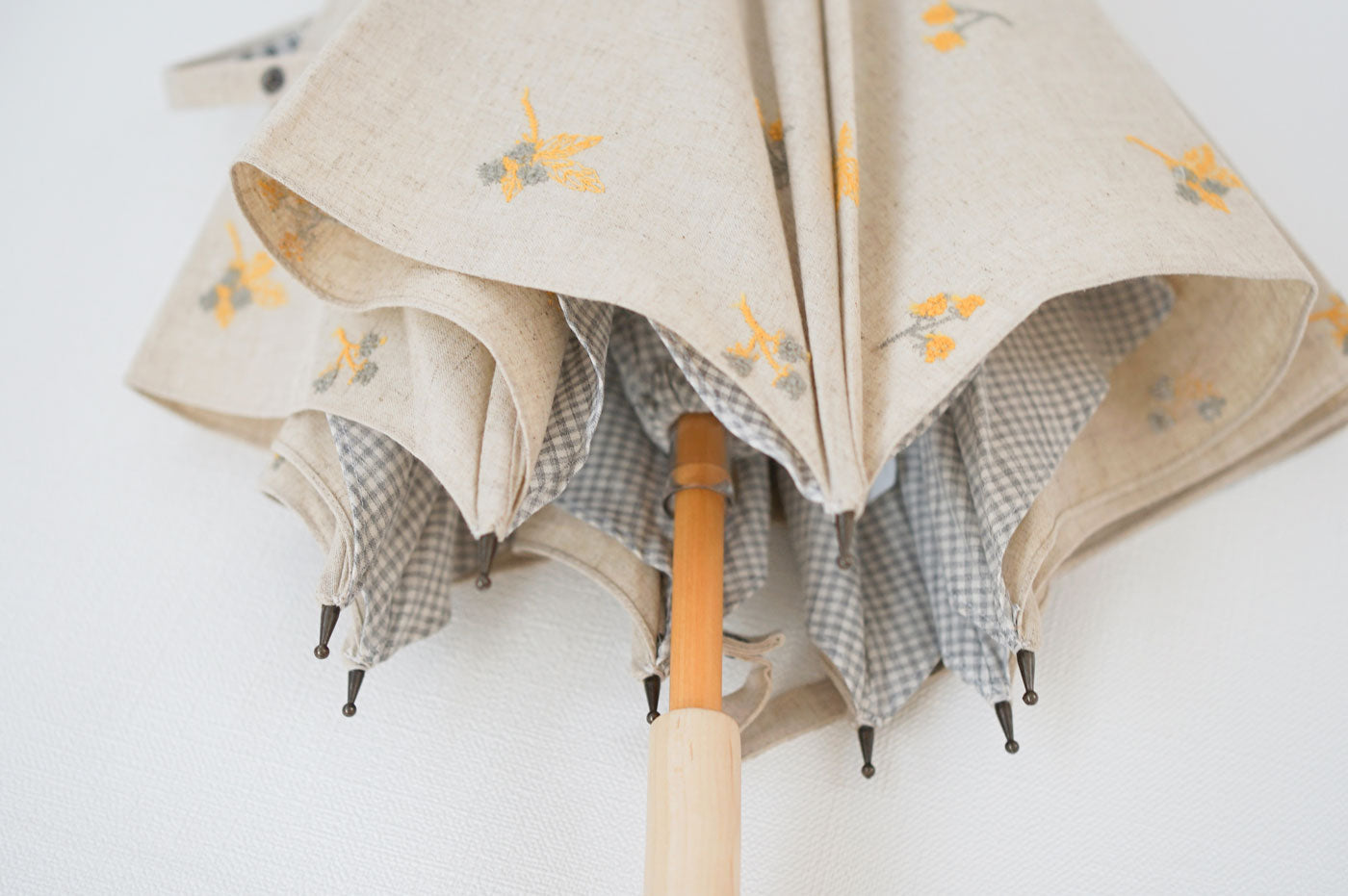 長傘 レディース 日傘 ロクロ巻きとダボ巻き