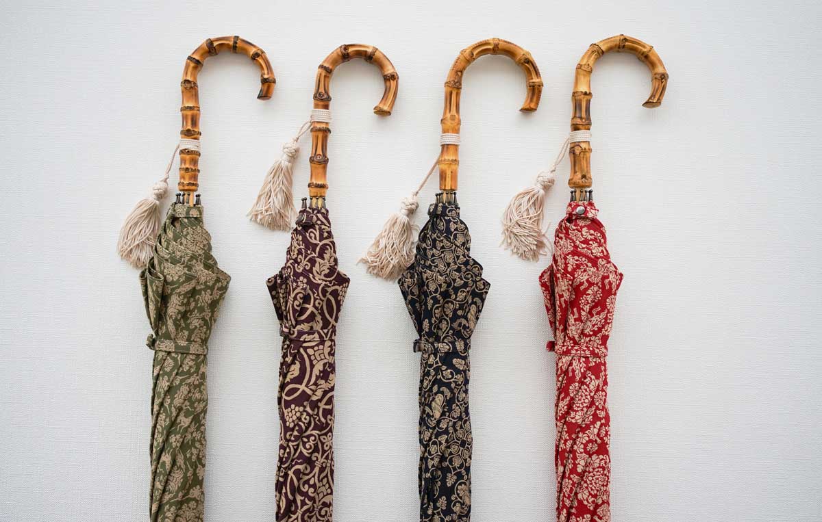 長傘 レディース 晴雨兼用 日傘 縁起のいい4種類の文様