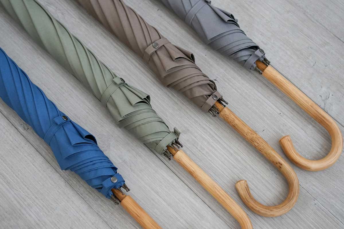 コットンローンシェードmen 長傘 55cm 8本骨