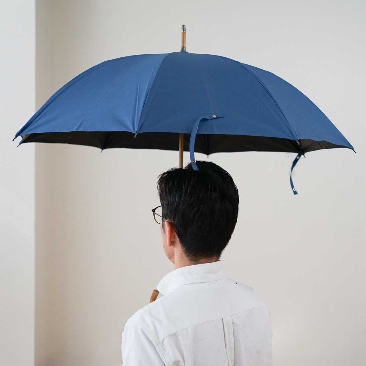 コットンローンシェードmen 長傘 55cm 8本骨