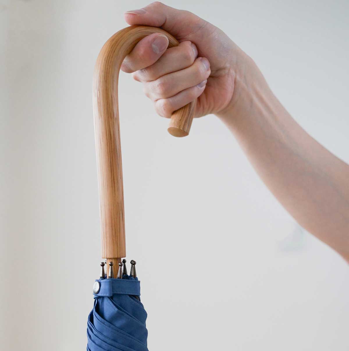 コットンローンシェードmen 長傘 55cm 8本骨