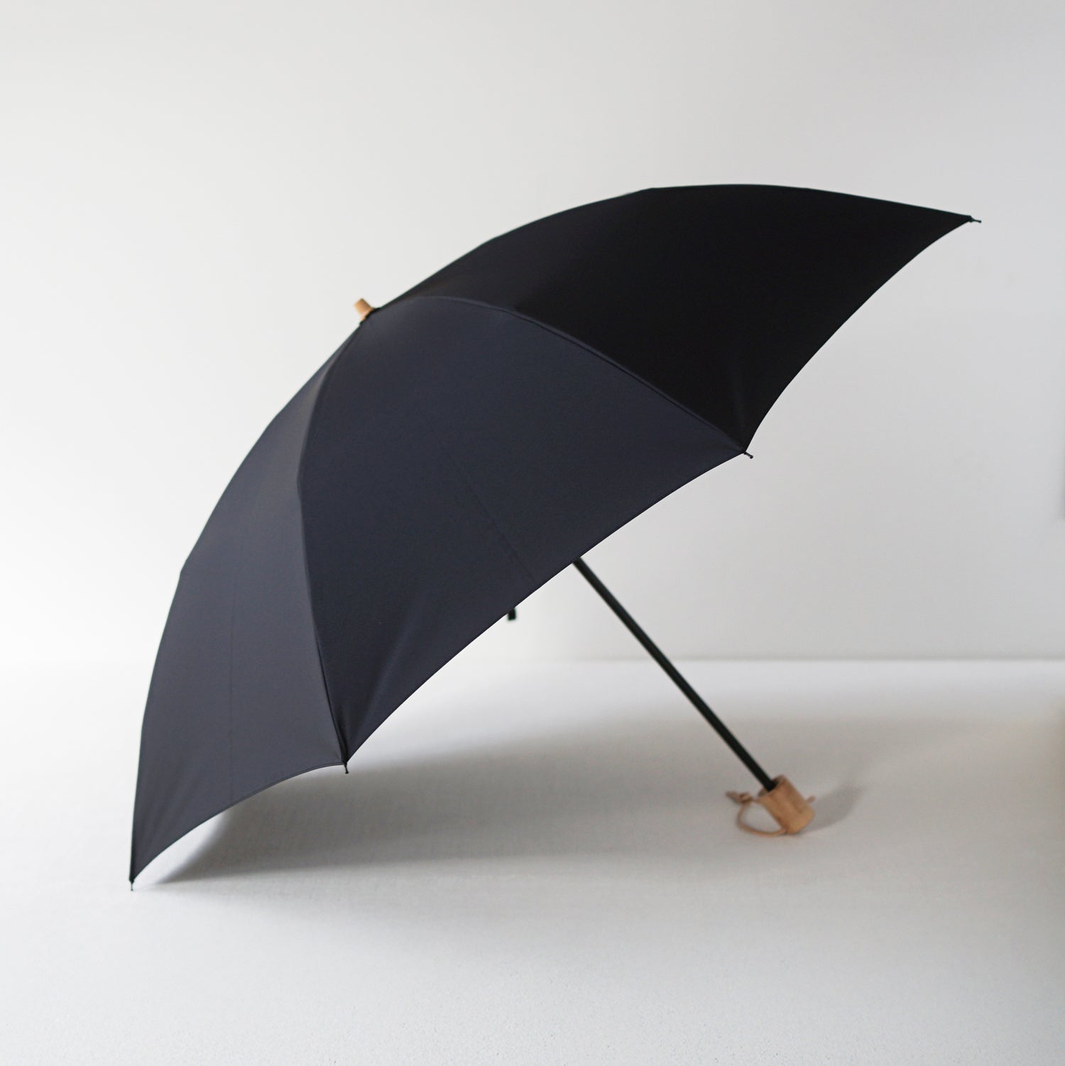 折りたたみ傘 メンズ 雨傘 超撥水 2段折り 小宮商店 ミラトーレ ブラック