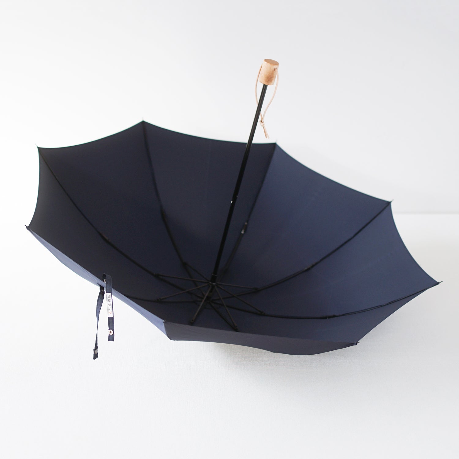 折りたたみ傘 メンズ 雨傘 超撥水 2段折り 小宮商店 ミラトーレ ネイビー