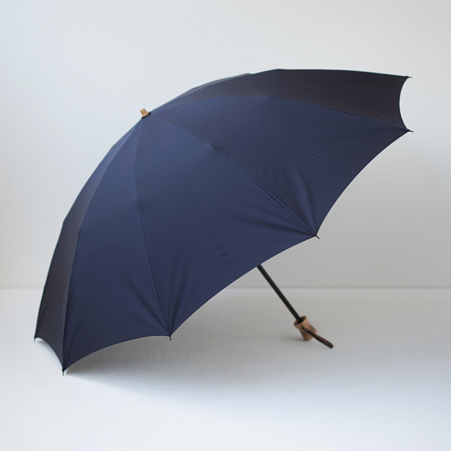 折りたたみ傘 メンズ 雨傘 超撥水 骨が多い 大きい 2段折り 小宮商店 ミラトーレ ネイビー