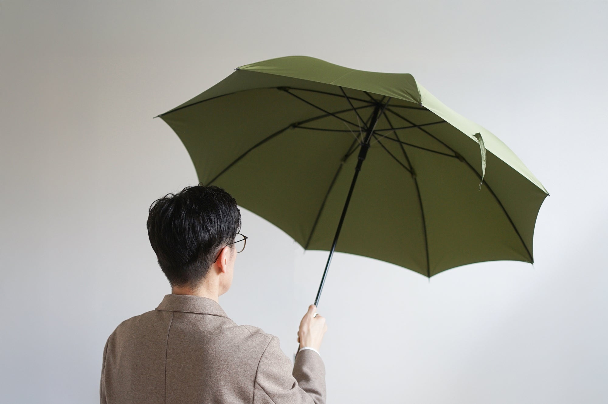 長傘 メンズ 雨傘 傘骨と中棒