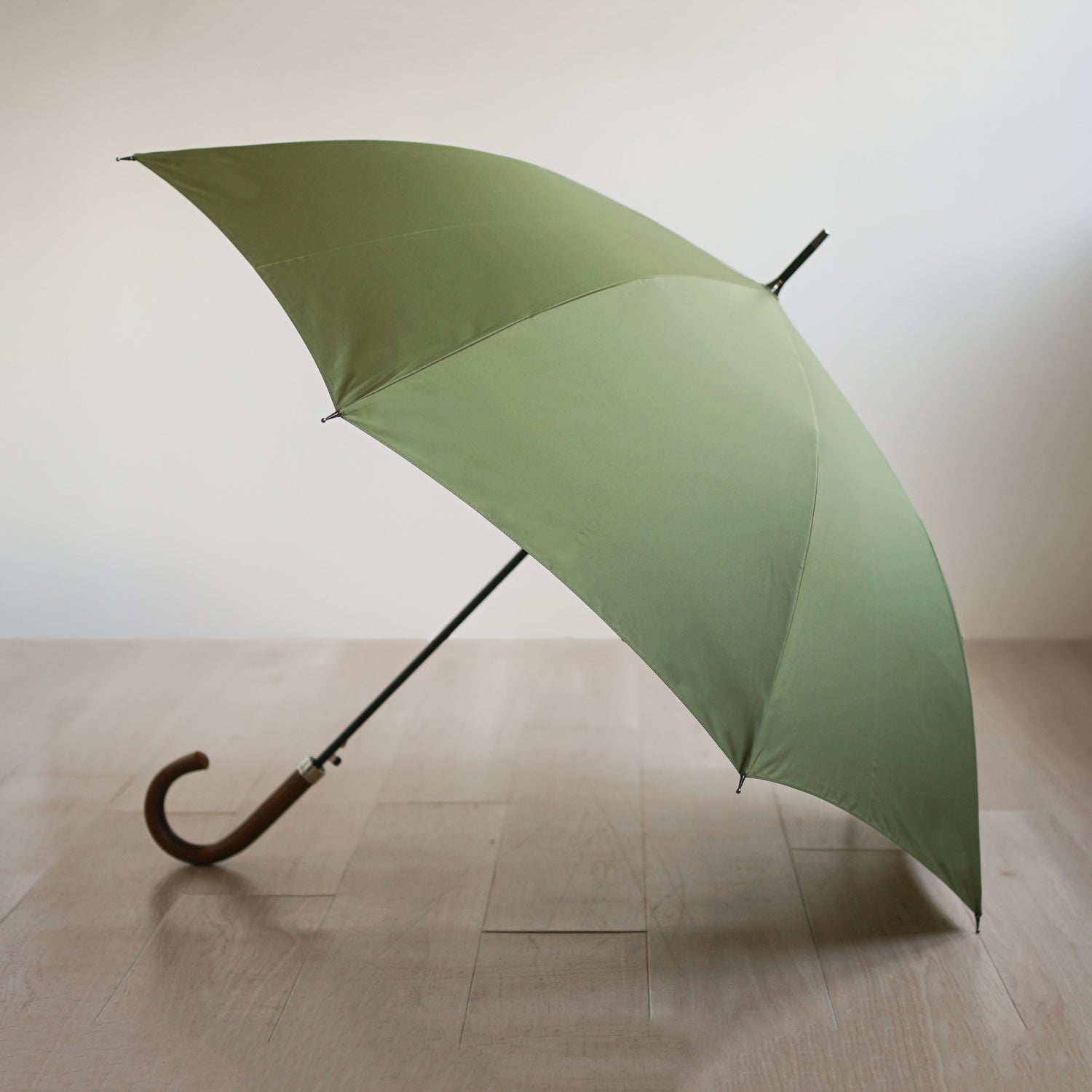 長傘 メンズ 雨傘 超撥水 ワンタッチ 小宮商店 ミラトーレ セージグリーン