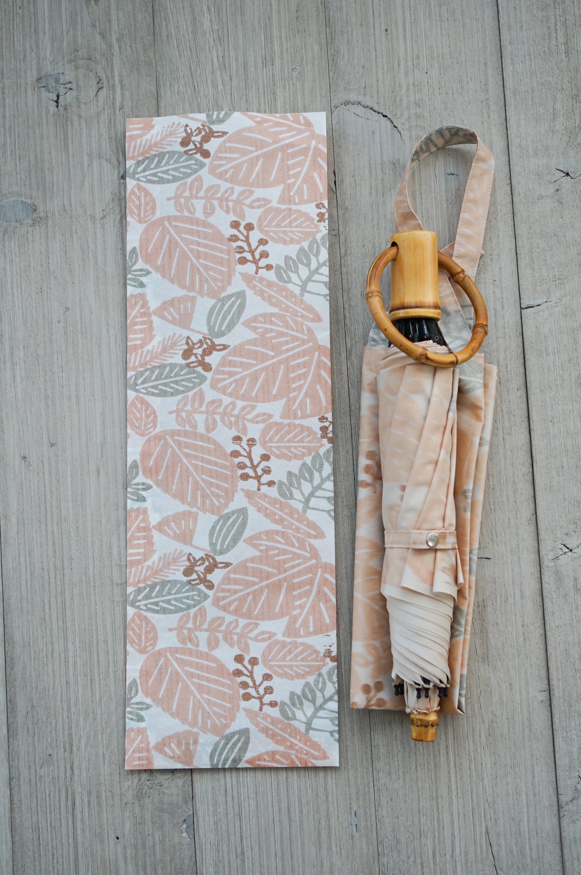 折りたたみ傘 レディース 晴雨兼用傘 甲州織の伝統技法「ほぐし織」