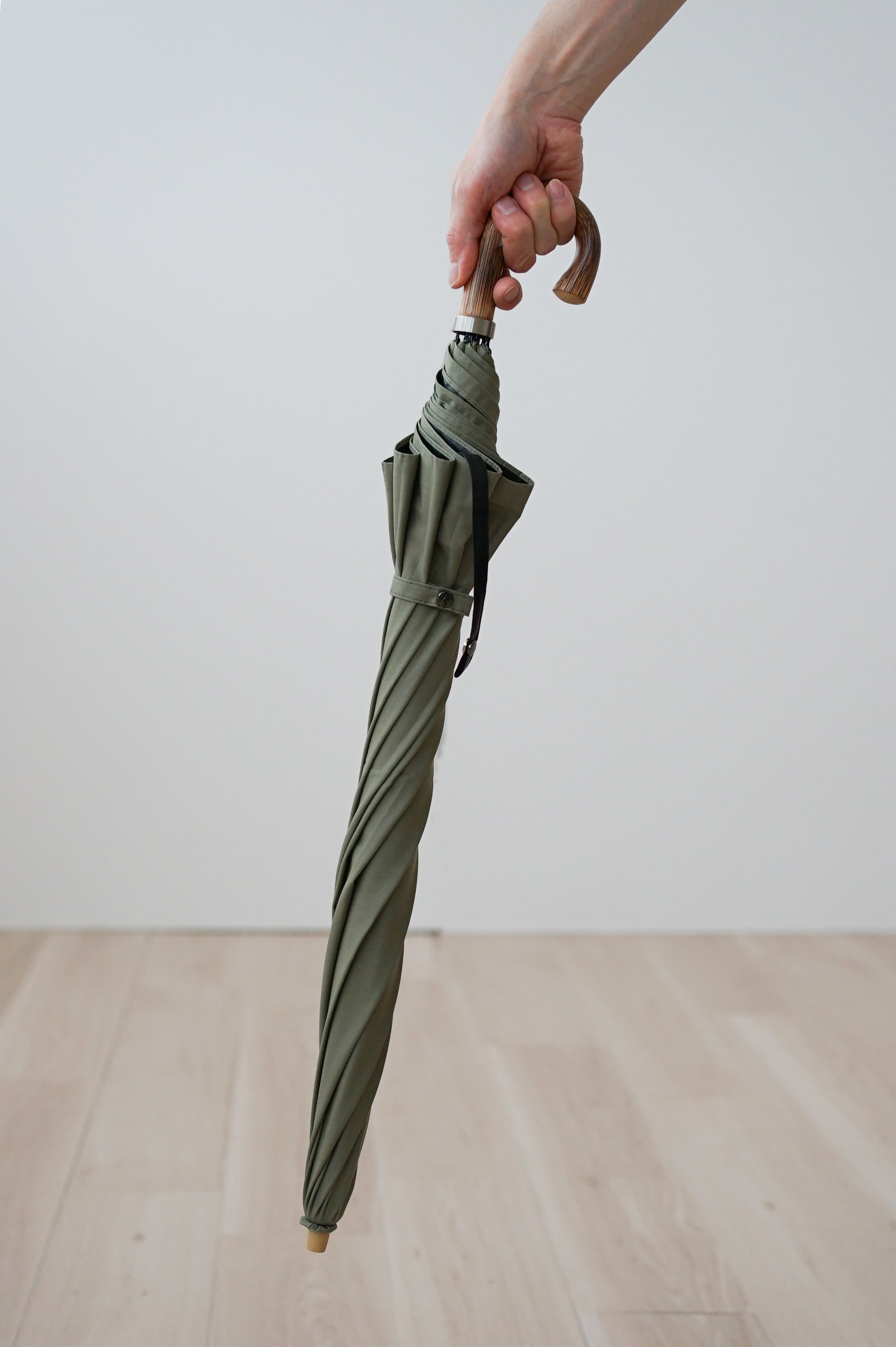 折りたたみ傘 メンズ 日傘・晴雨兼用傘 長傘にもなる、便利な2WAY仕様