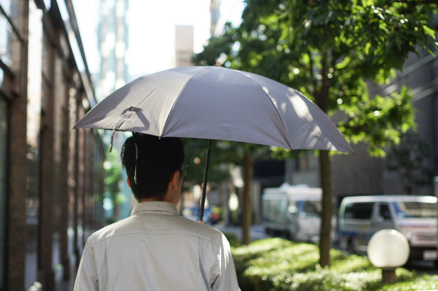 折りたたみ傘 メンズ 日傘・晴雨兼用傘 遮熱率50%以上で酷暑にも最適