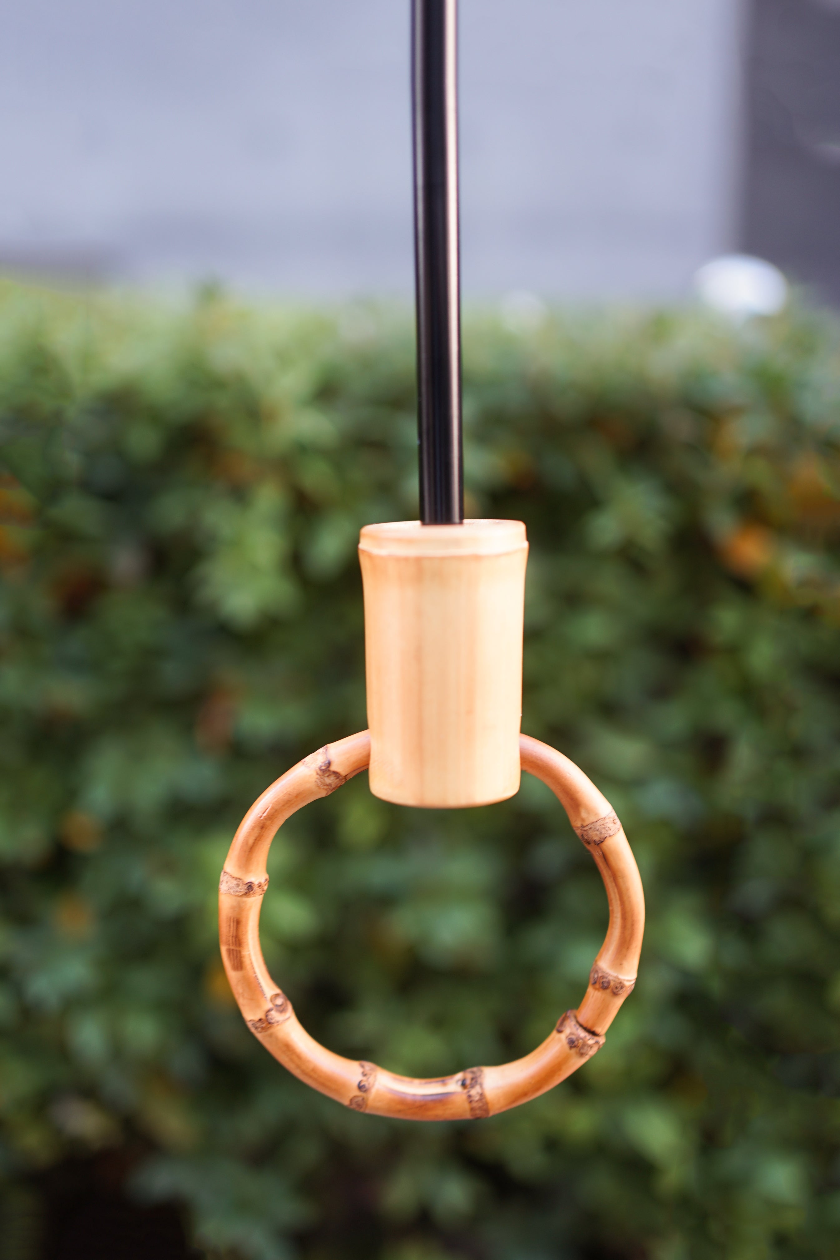 折りたたみ傘 レディース 晴雨兼用傘 軽くて持ちやすい、竹のリングハンドル