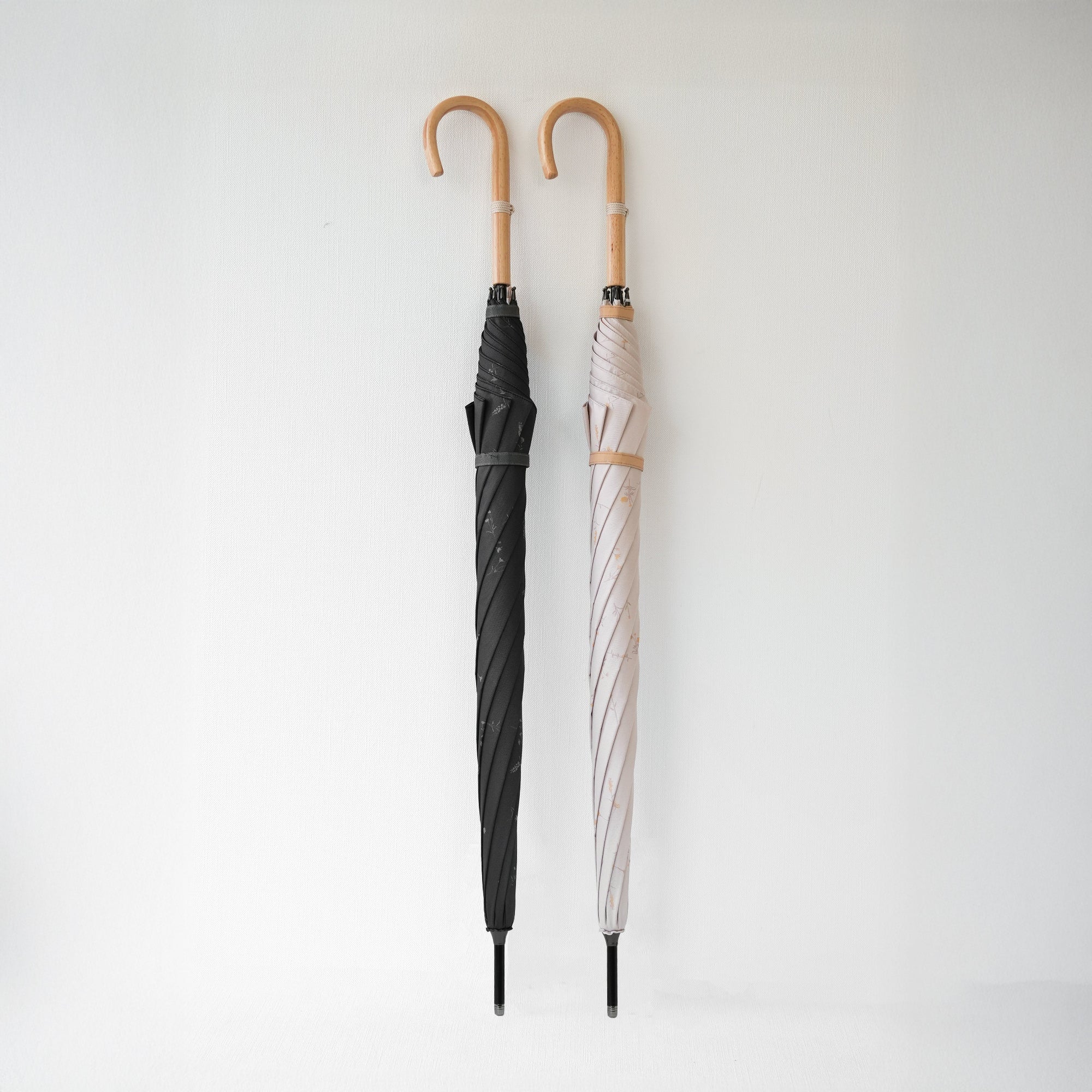 長傘 レディース 雨傘 UV 織組織でデザインを表現する「ジャカード織」