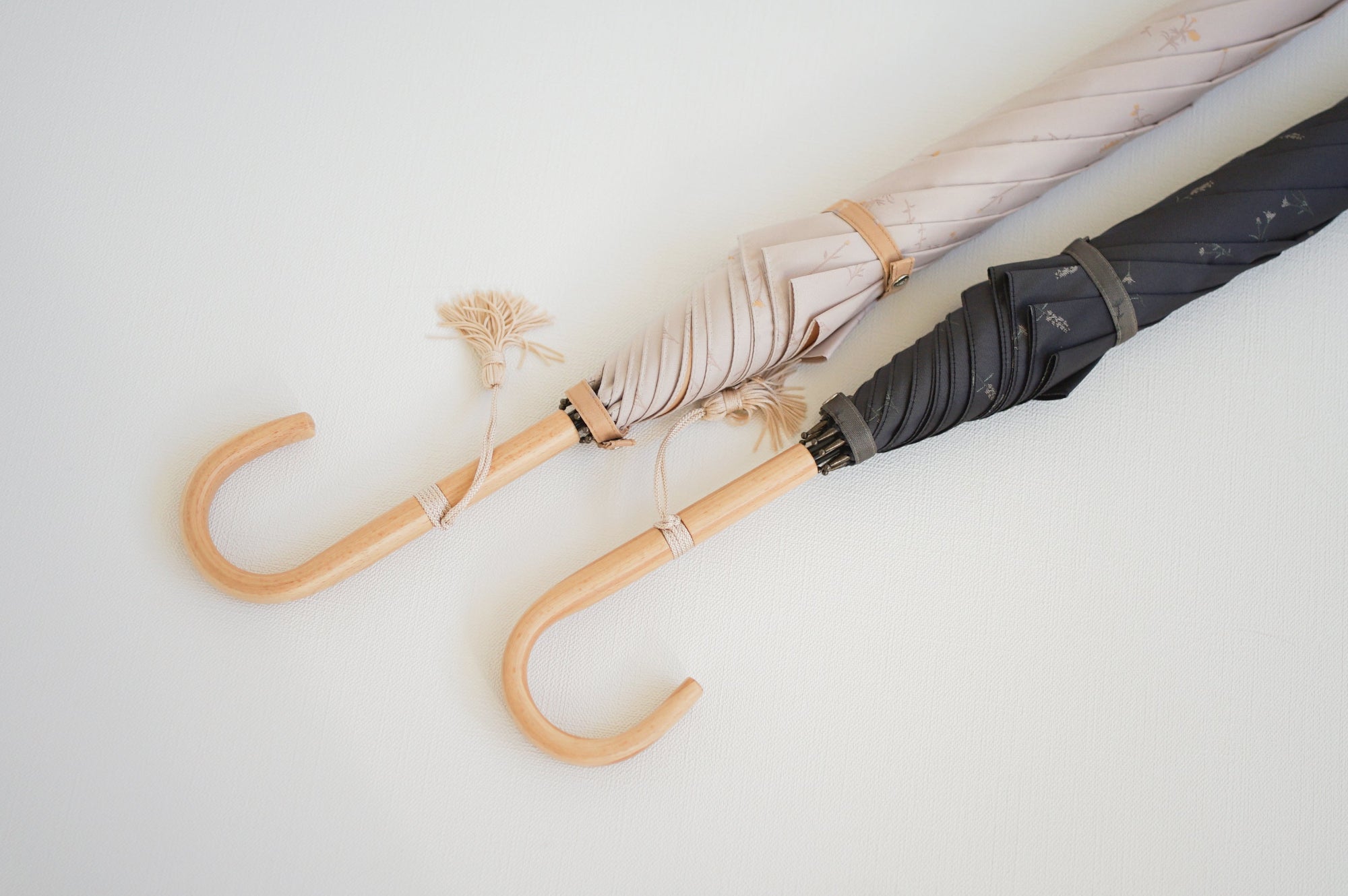 長傘 レディース 雨傘 UV 艶やかな光沢と重厚感が魅力の「甲州織」