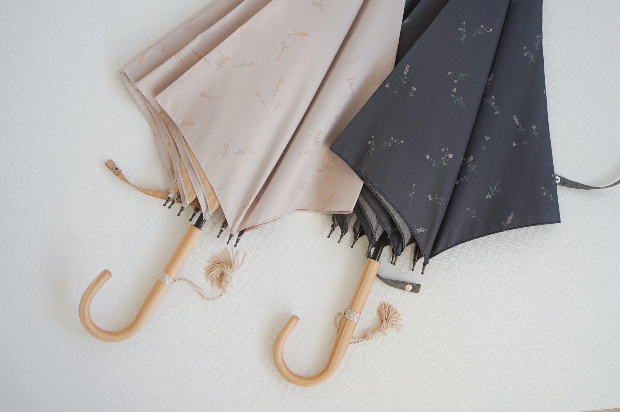 長傘 レディース 雨傘 UV 艶やかな光沢と重厚感が魅力の「甲州織」