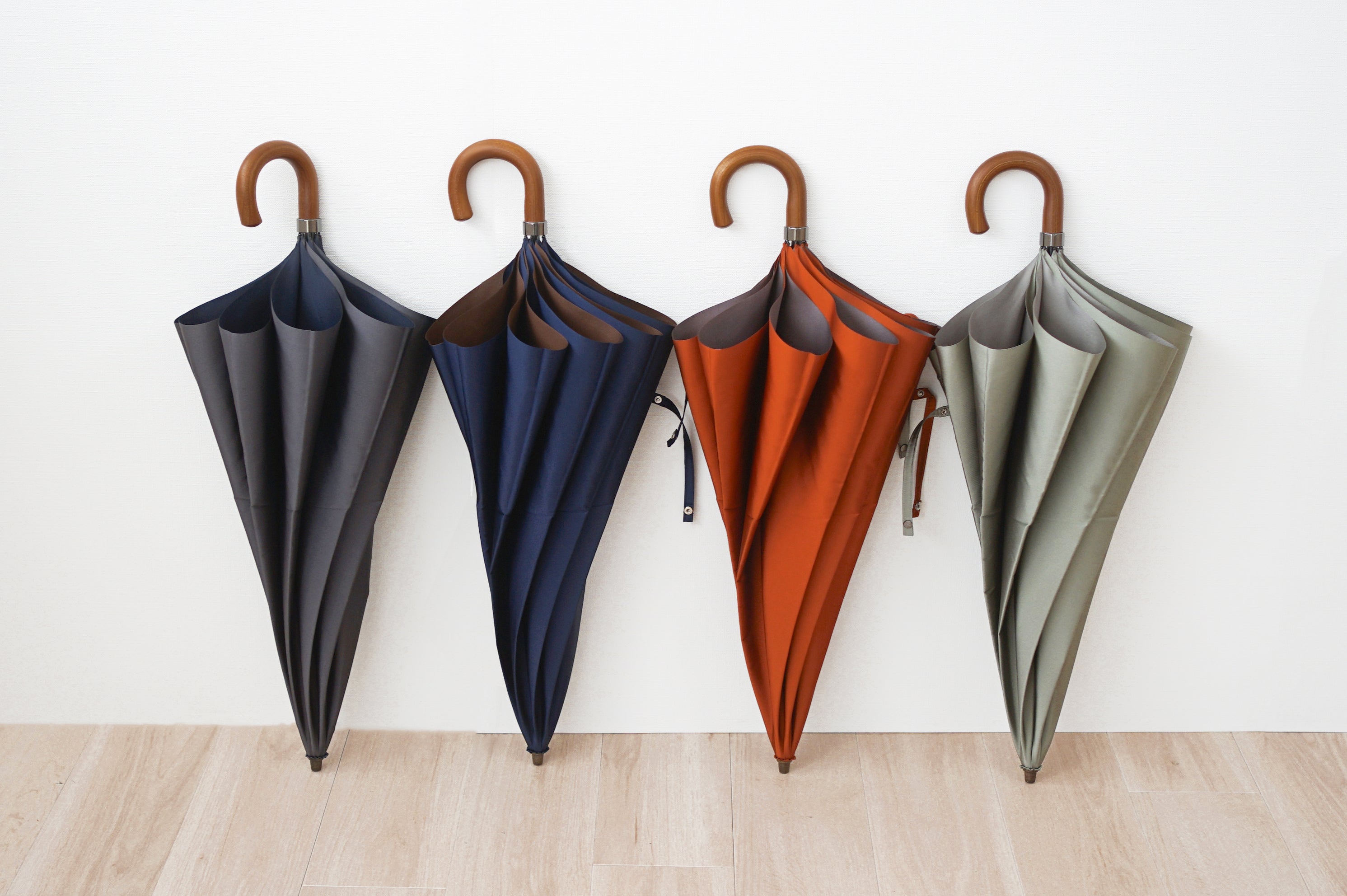 折りたたみ傘 メンズ 雨傘 傘をたたまなくても持ち歩けます