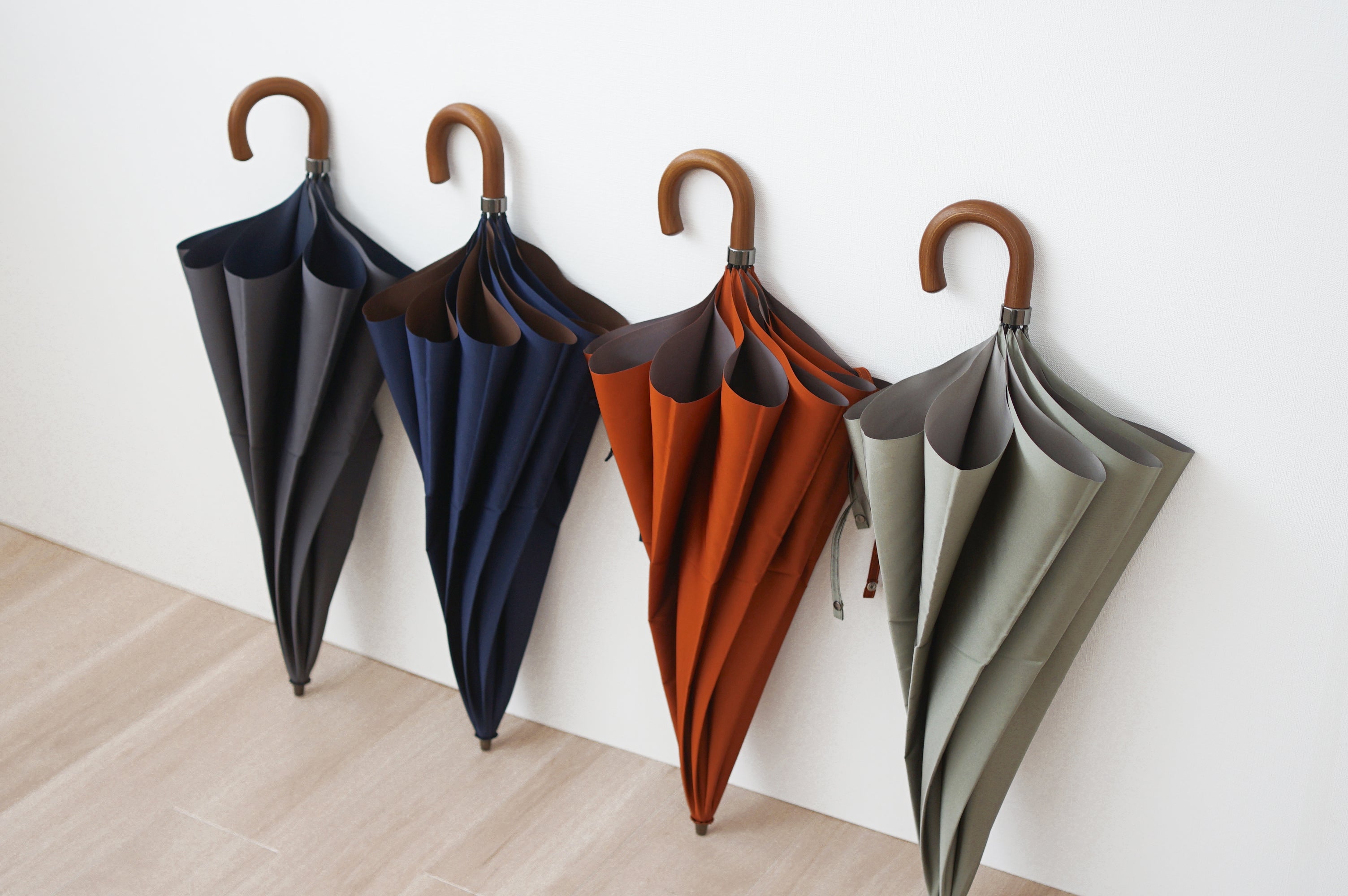 折りたたみ傘 メンズ 雨傘 傘をたたまなくても持ち歩けます