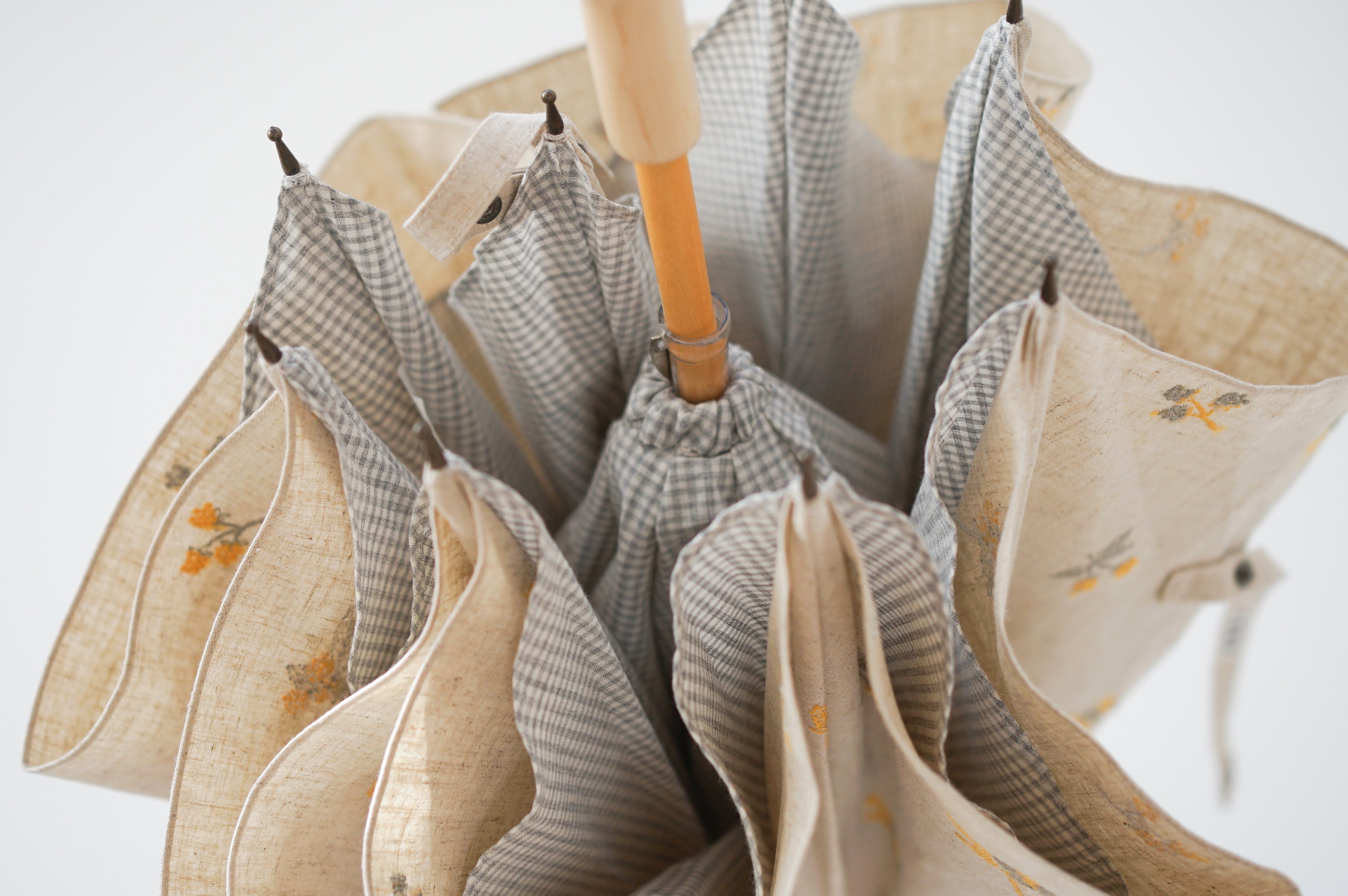 長傘 レディース 日傘 ロクロ巻きとダボ巻き