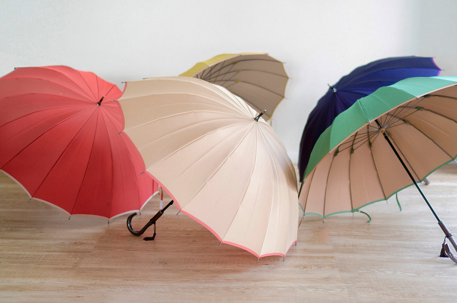 長傘 レディース 日傘 奥深く美しい、色のかさなり