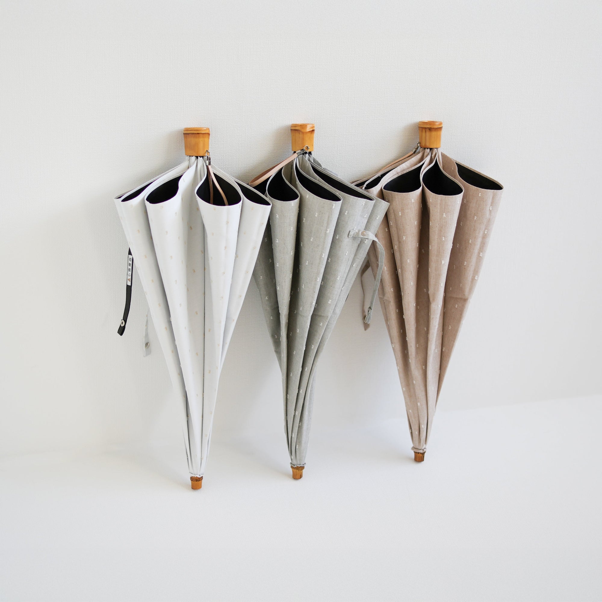 折りたたみ傘 レディース 晴雨兼用傘 立体的なドット柄がかわいい、機能的な晴雨兼用傘