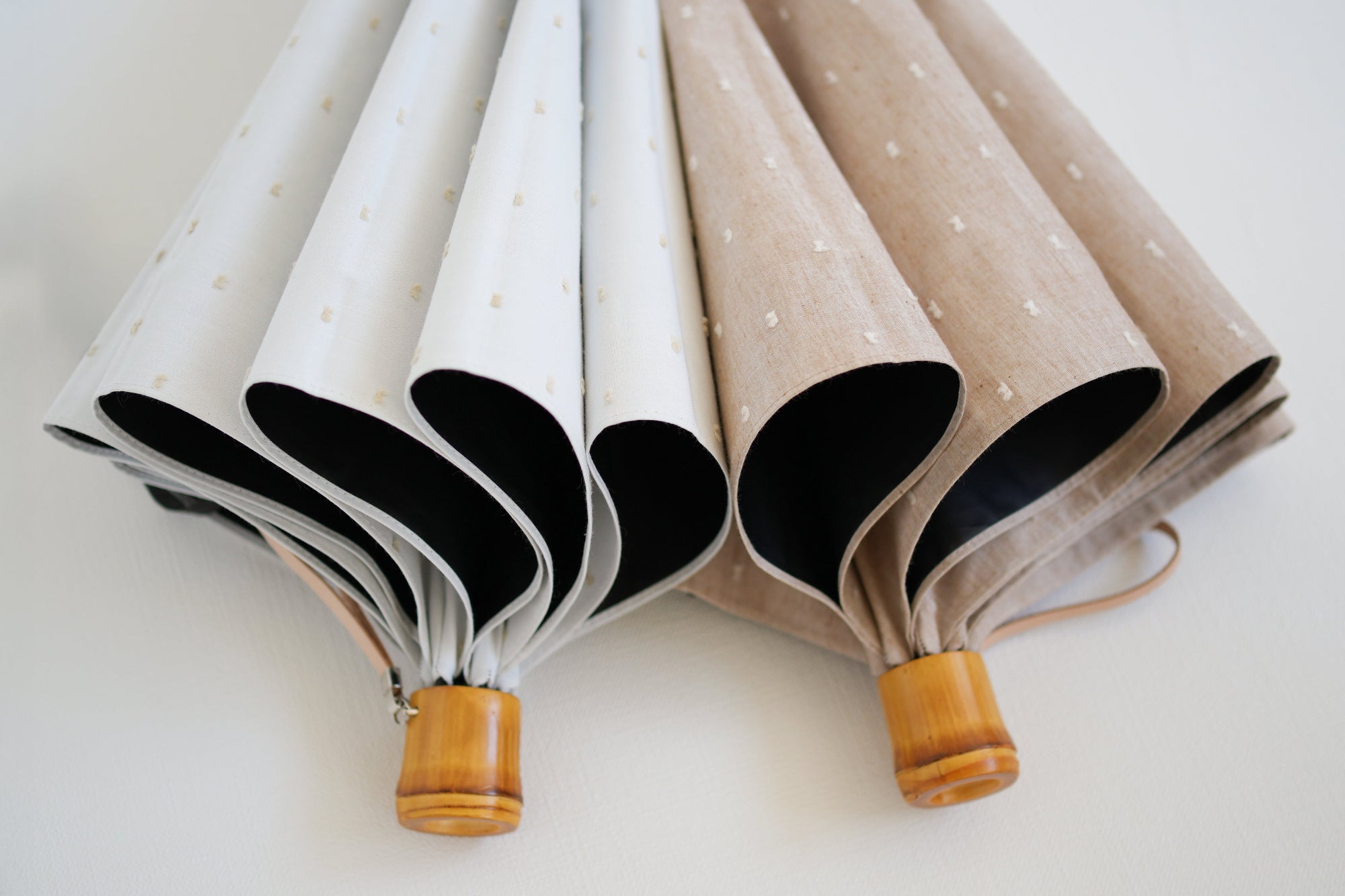 折りたたみ傘 レディース 晴雨兼用傘 遮熱率50%以上×天然素材の一級遮光傘