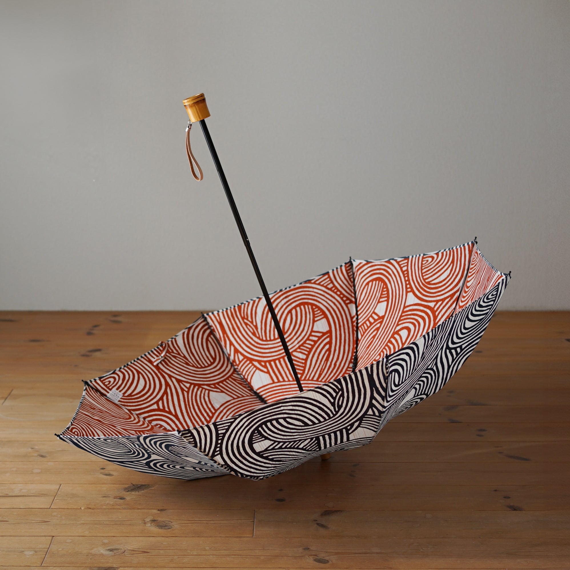 伊砂文様 折りたたみ傘 50cm 8本骨