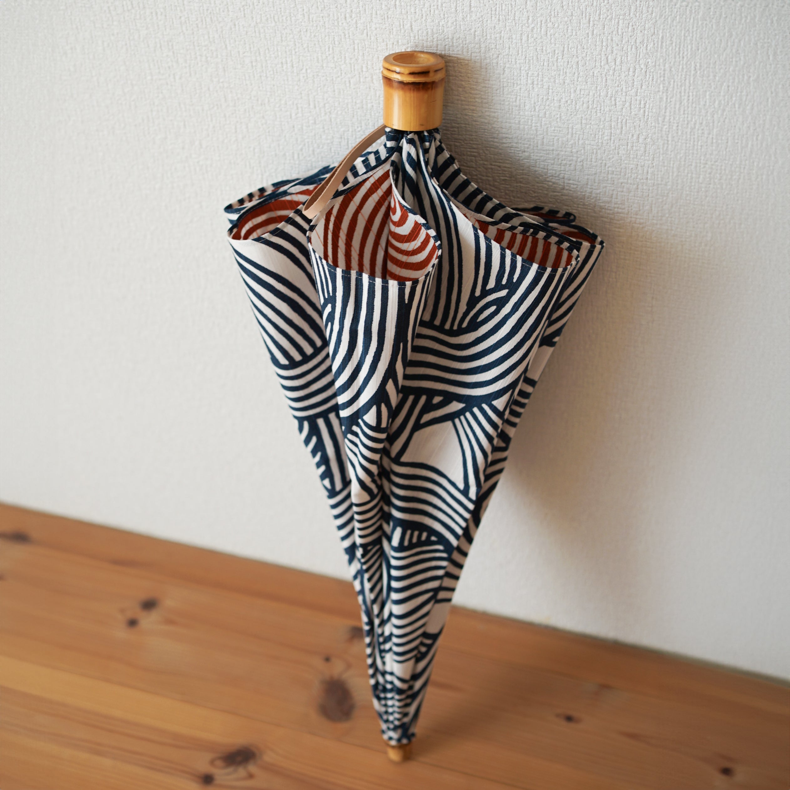 伊砂文様 折りたたみ傘 50cm 8本骨