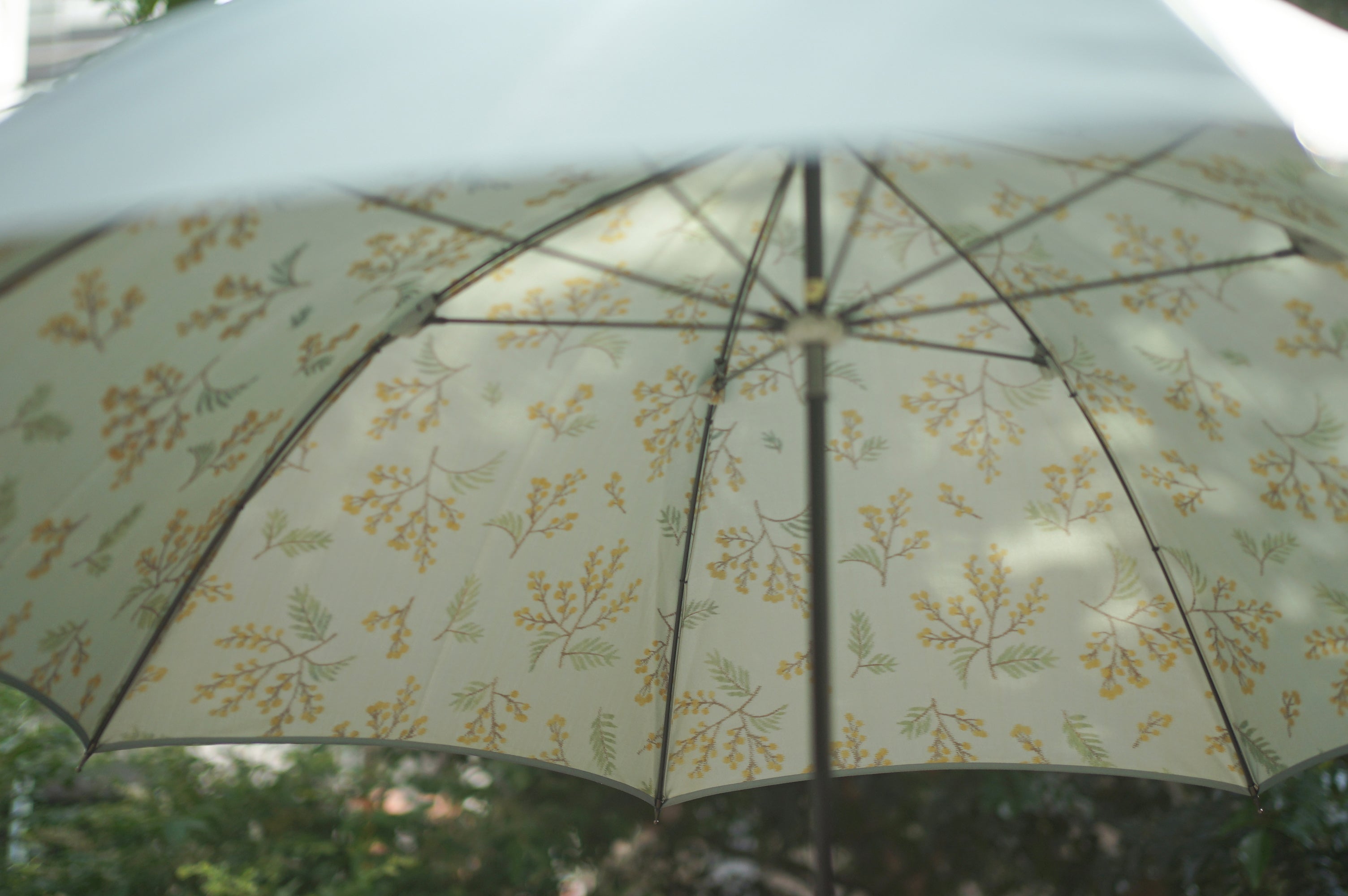 長傘 レディース 雨傘 甲州織の伝統技法「ほぐし織」