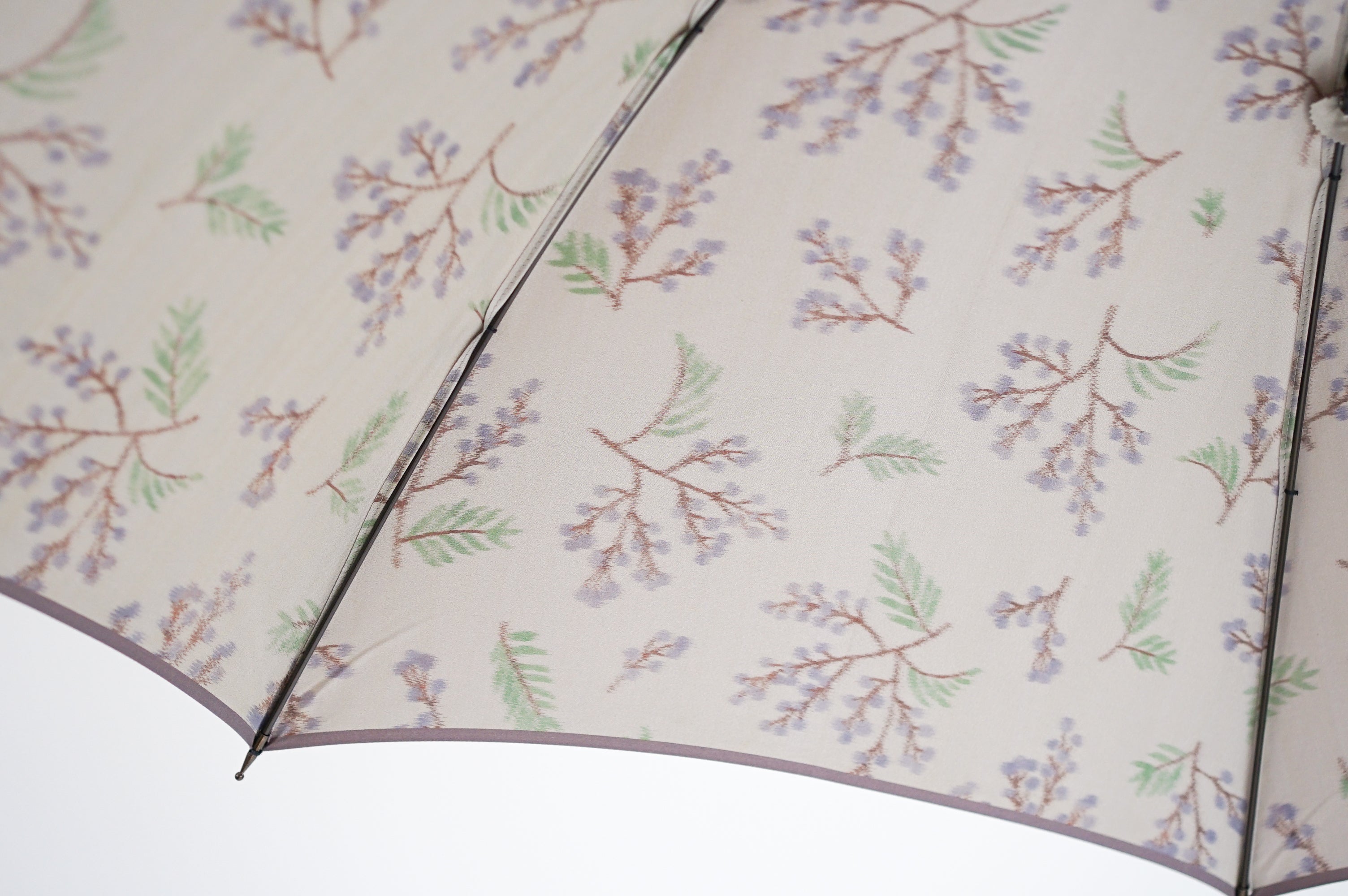 長傘 レディース 雨傘 甲州織の伝統技法「ほぐし織」