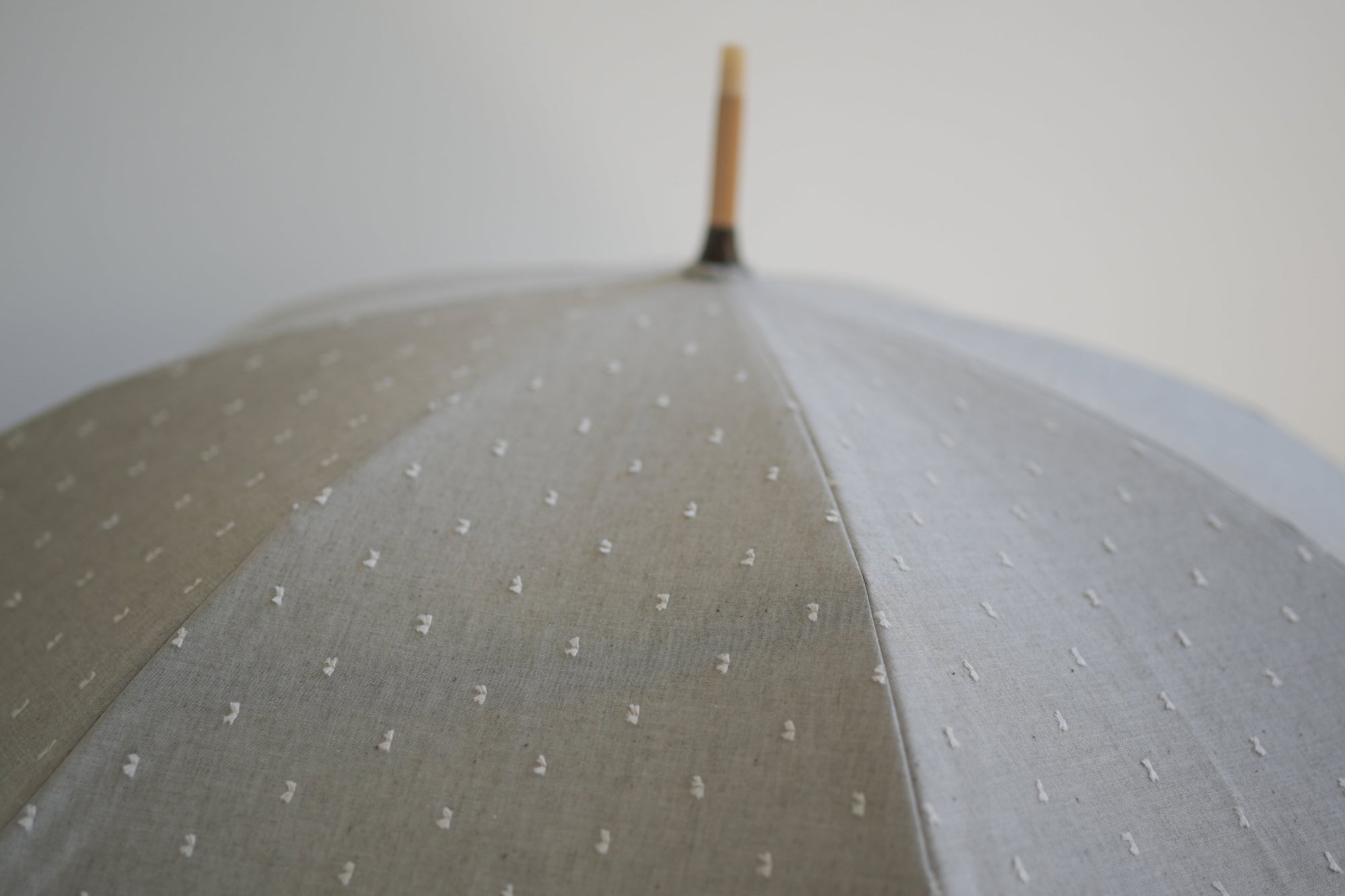 長傘 レディース 日傘・晴雨兼用傘 立体的なドット柄がかわいい、機能的な晴雨兼用傘