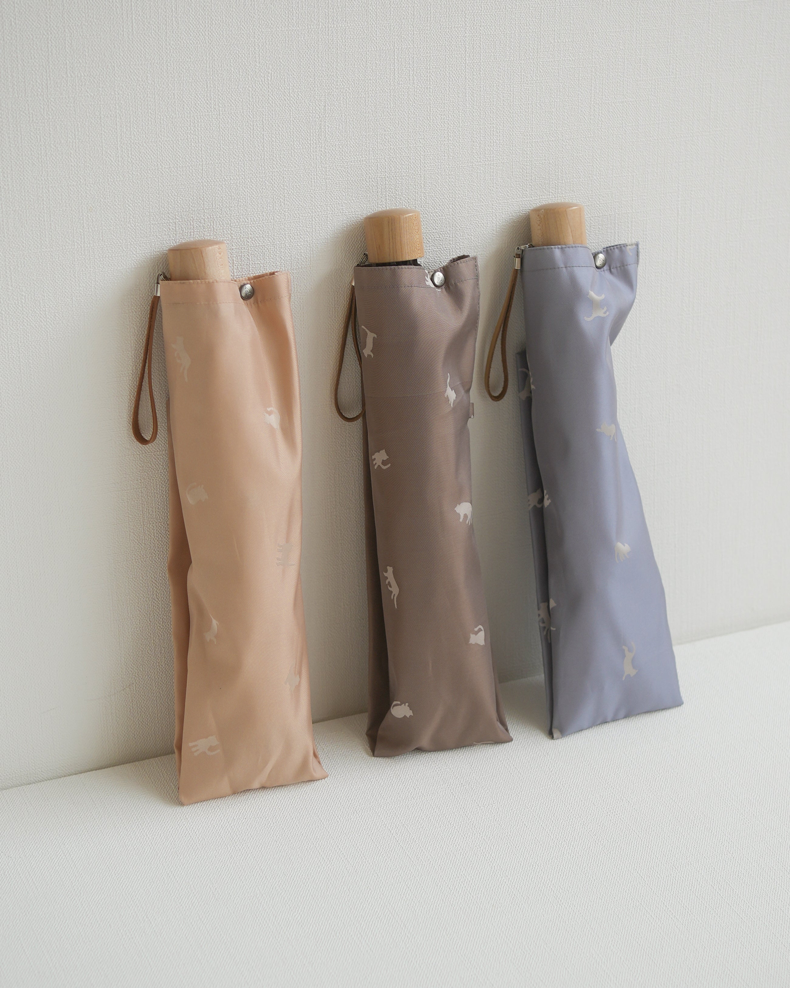 ひだまりねこ 折りたたみ傘 55cm 8本骨