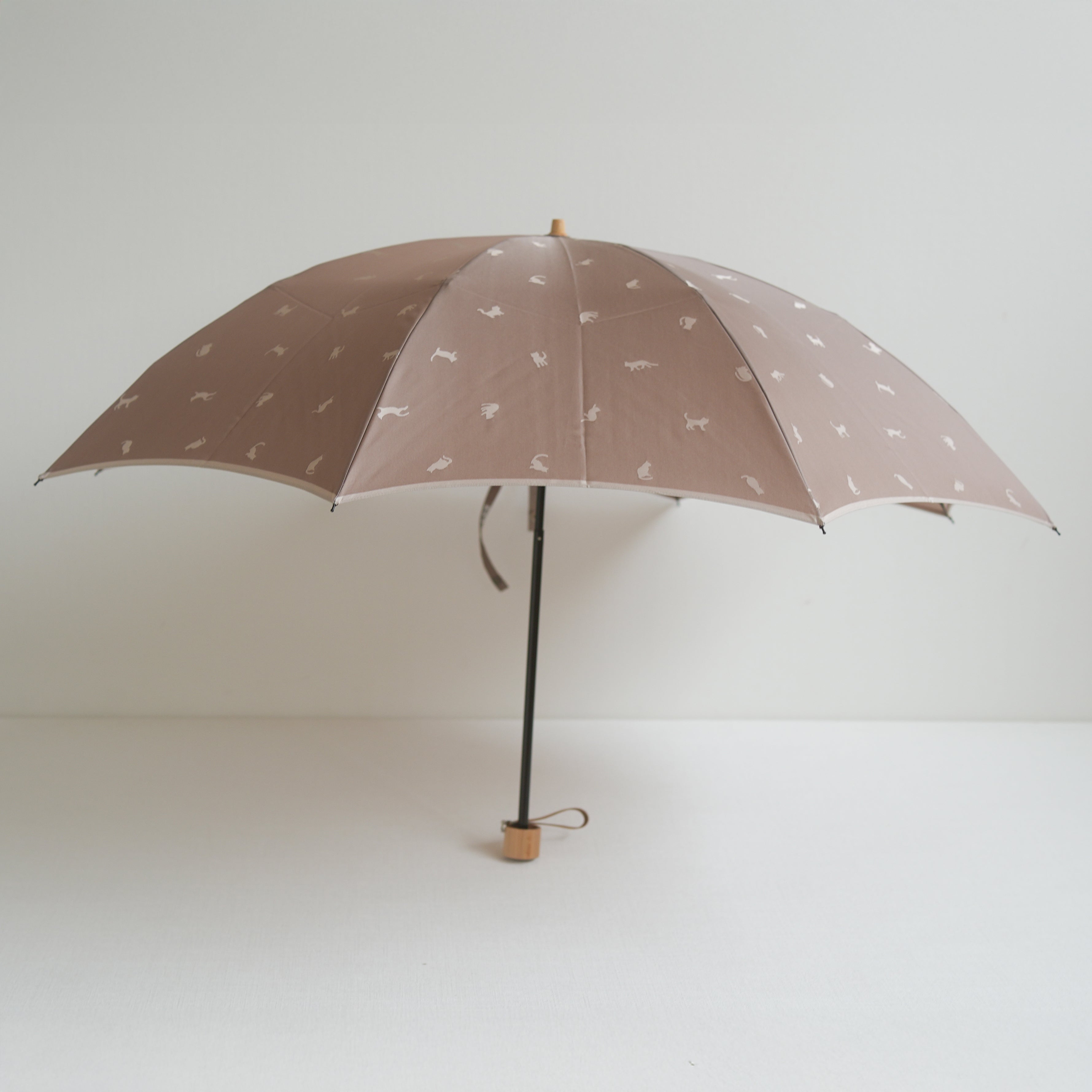 ひだまりねこ 折りたたみ傘 55cm 8本骨