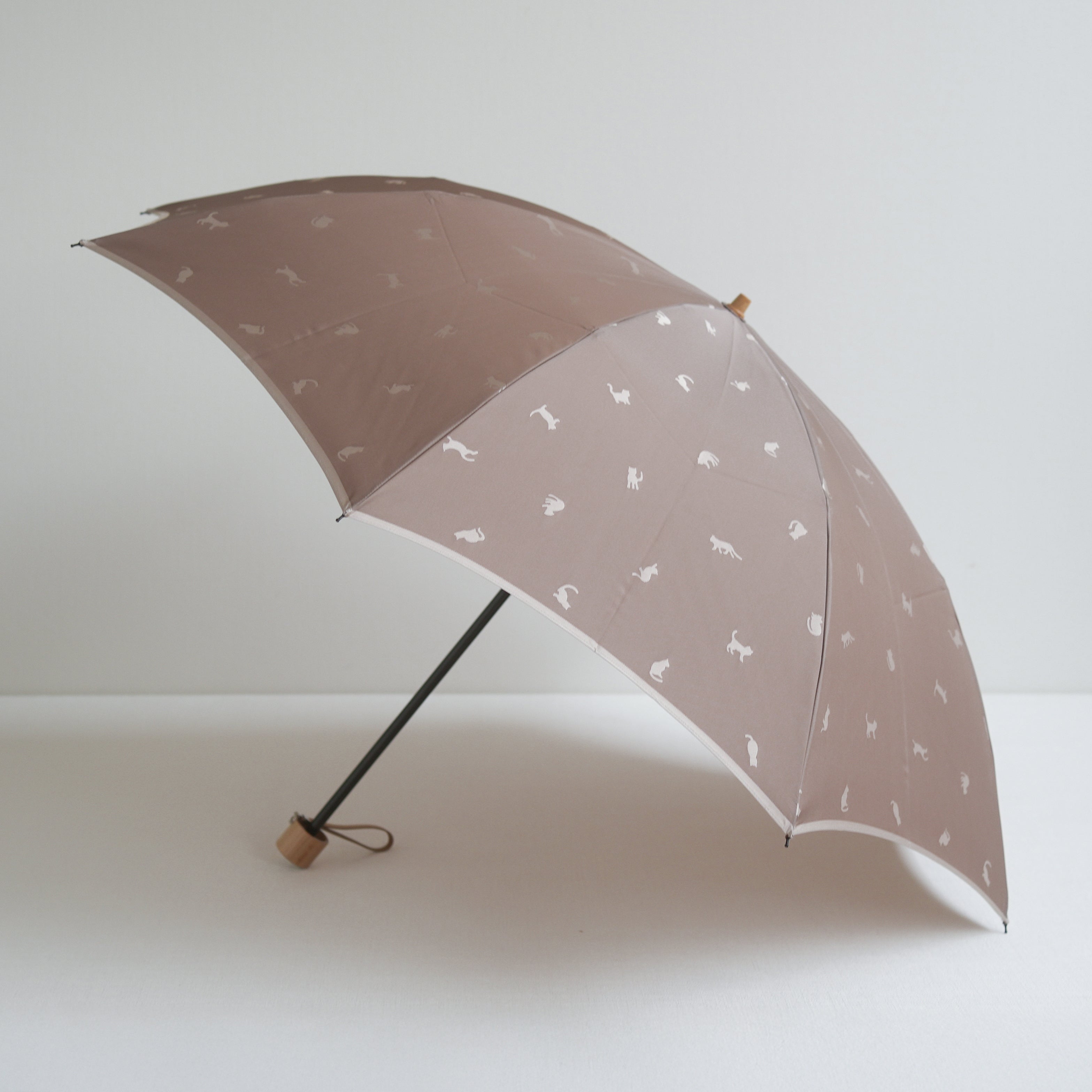 ひだまりねこ 折りたたみ傘 55cm 8本骨