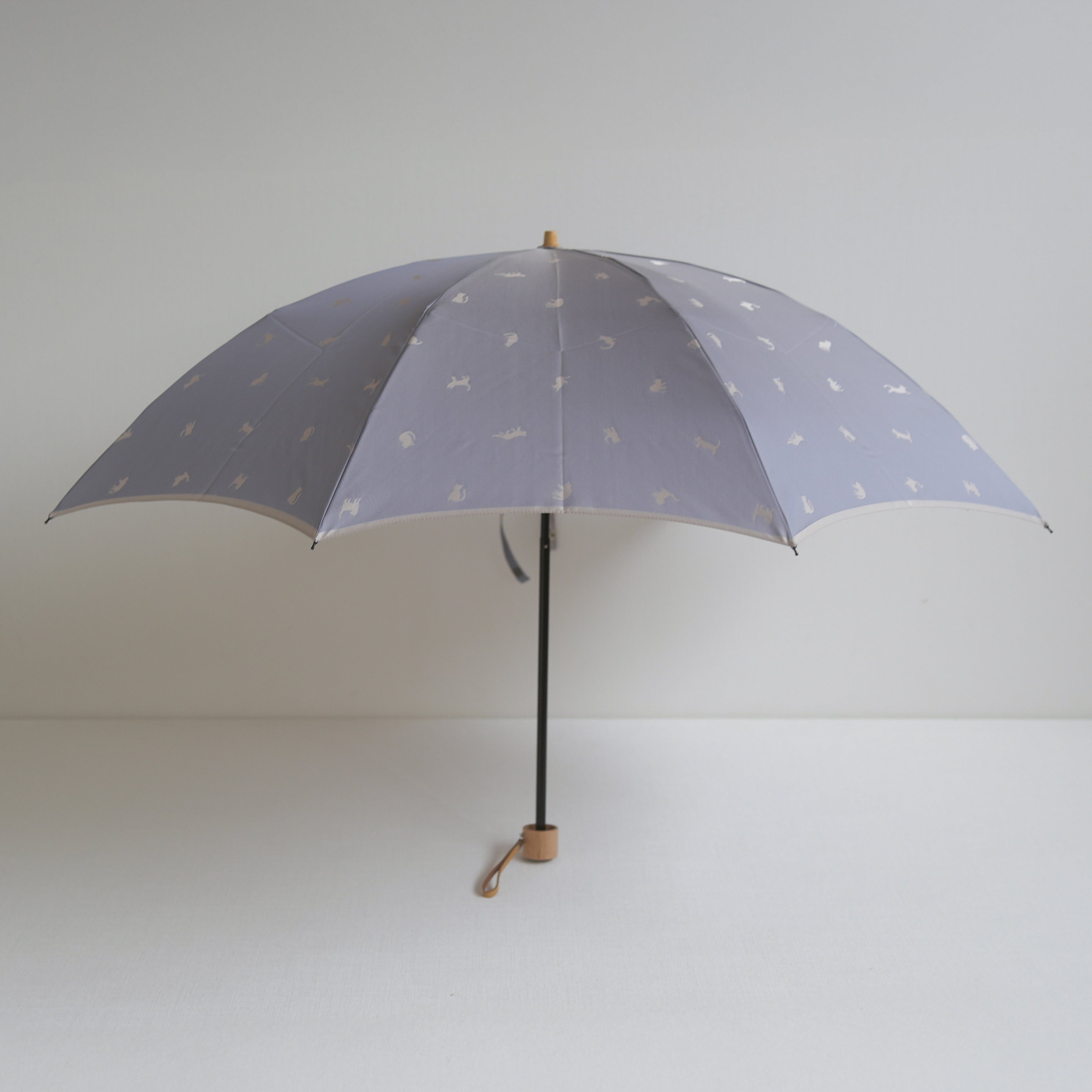 ひだまりねこ 折りたたみ傘 55cm 8本骨