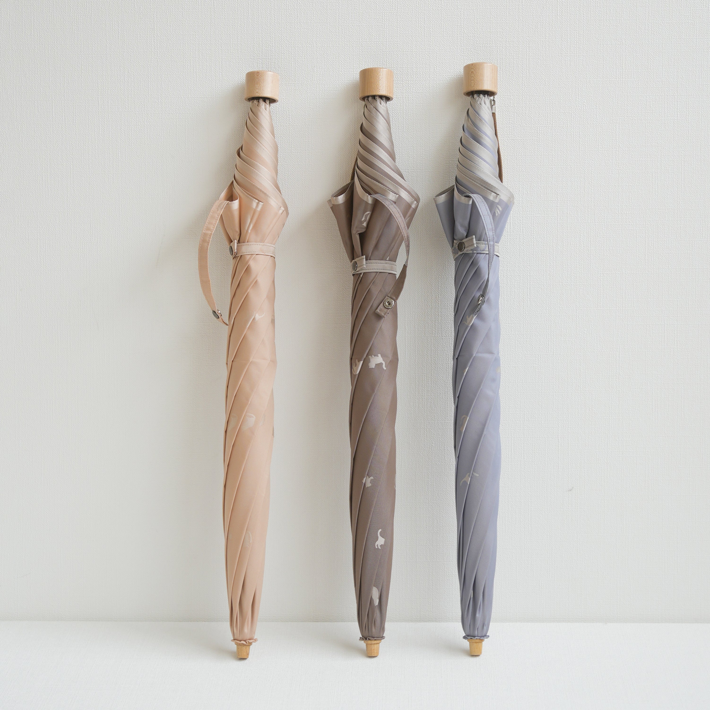 ひだまりねこ 折りたたみ傘 55cm 8本骨