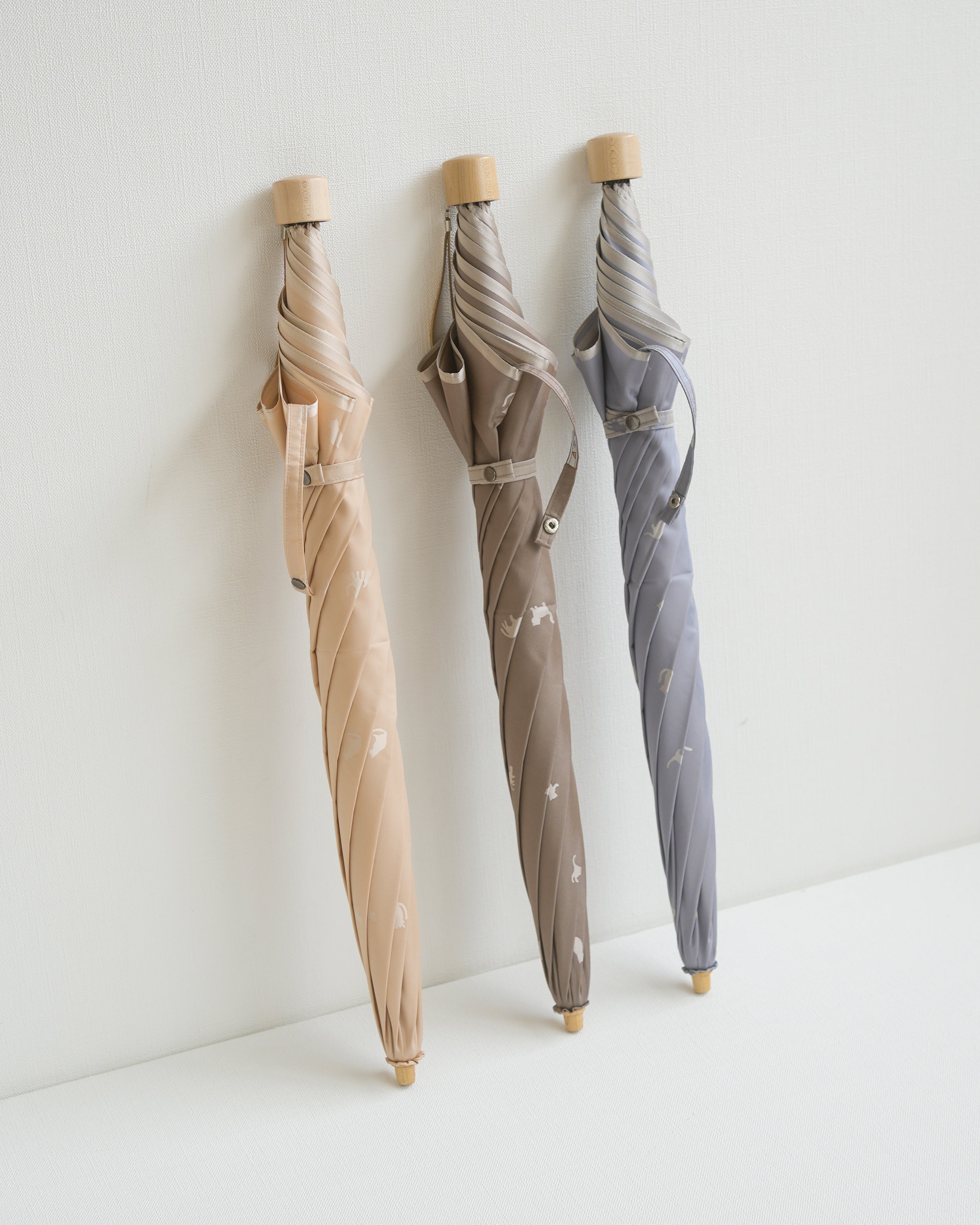 ひだまりねこ 折りたたみ傘 55cm 8本骨