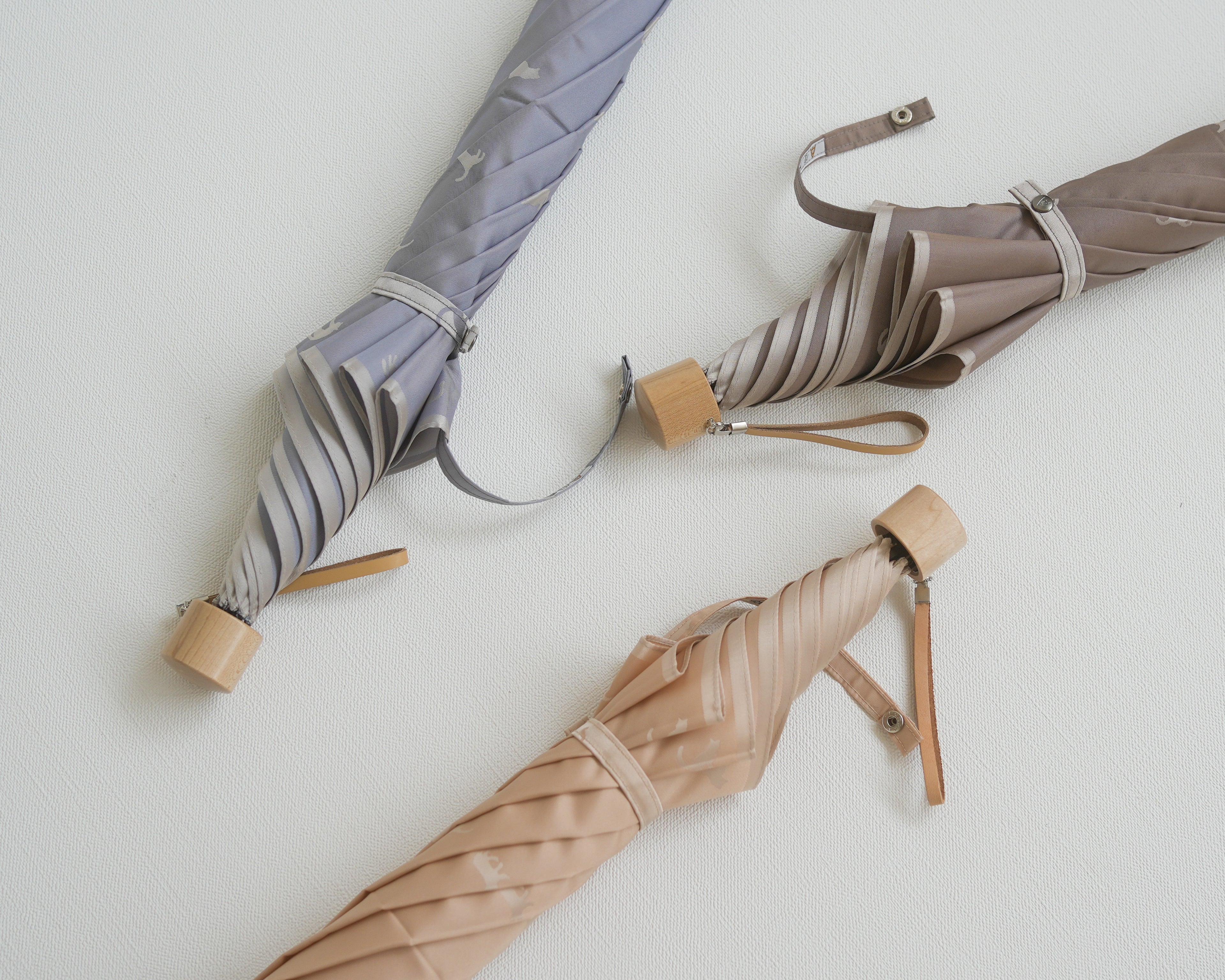 ひだまりねこ 折りたたみ傘 55cm 8本骨