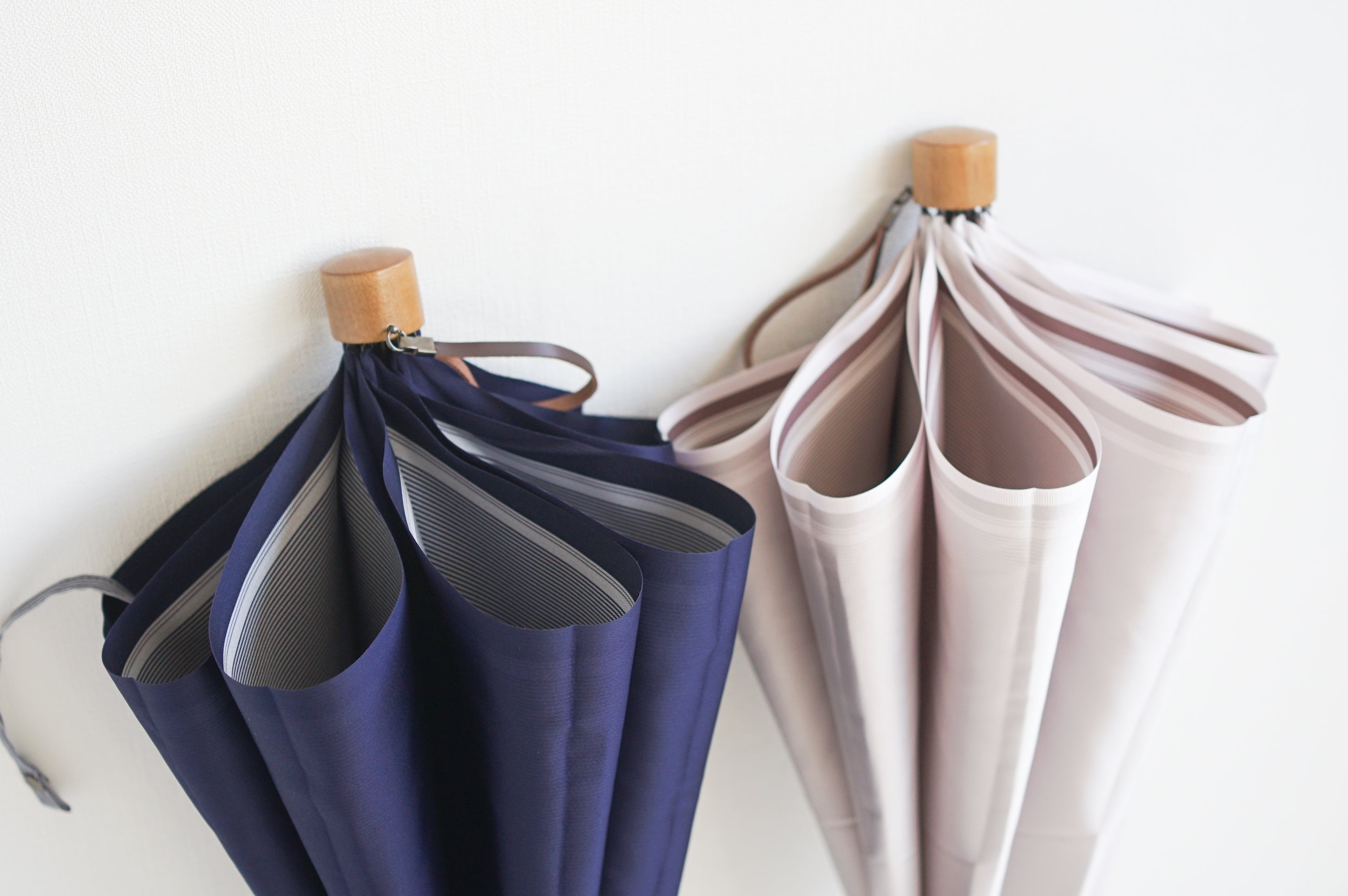 裏縞 折りたたみ傘 55cm 8本骨