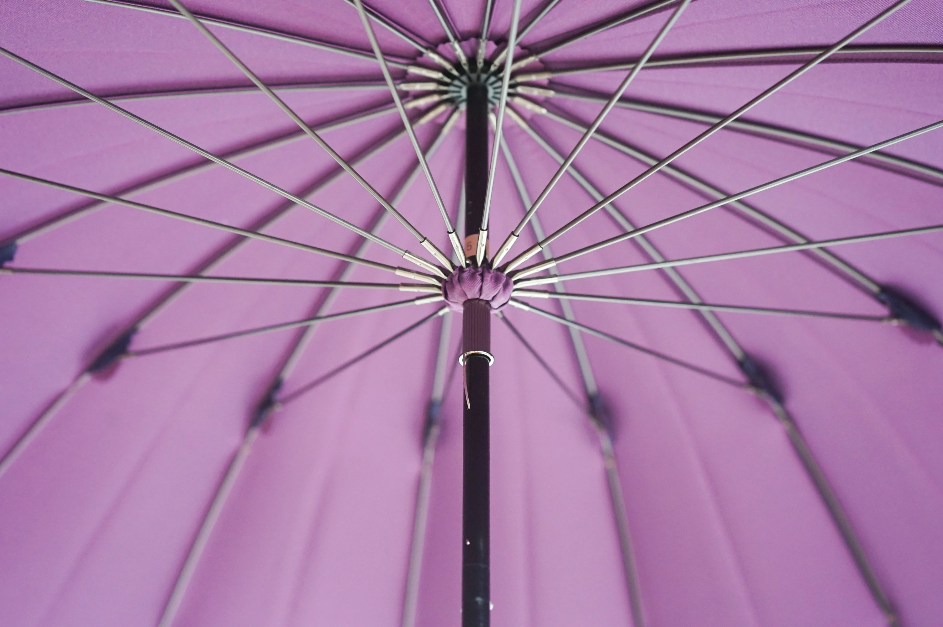 長傘 レディース 日傘 ロクロ巻きとダボ巻き