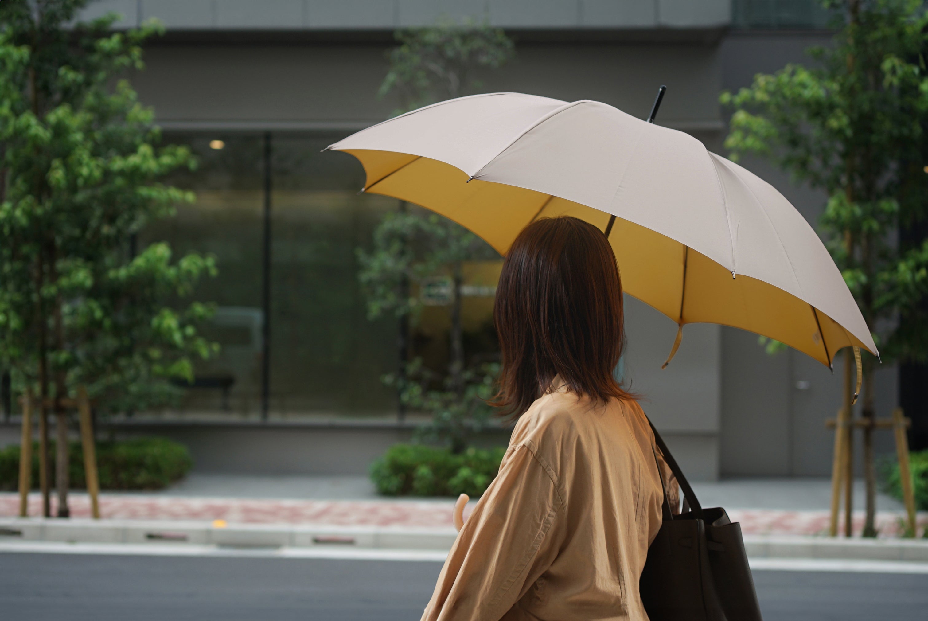 長傘 レディース 雨傘 ファッションとして使えるニュアンスカラー