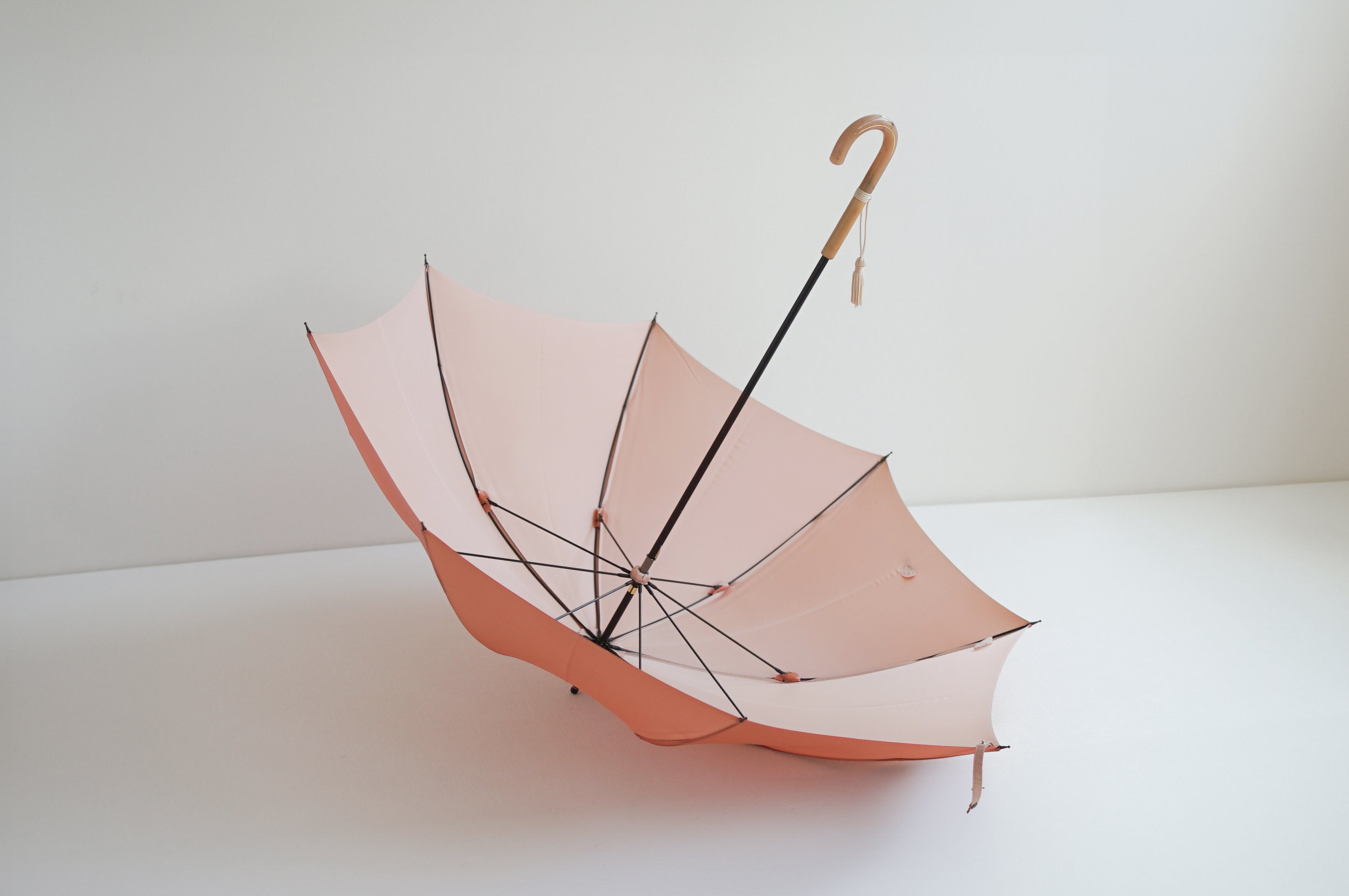 長傘 レディース 雨傘 ファッションとして使えるニュアンスカラー