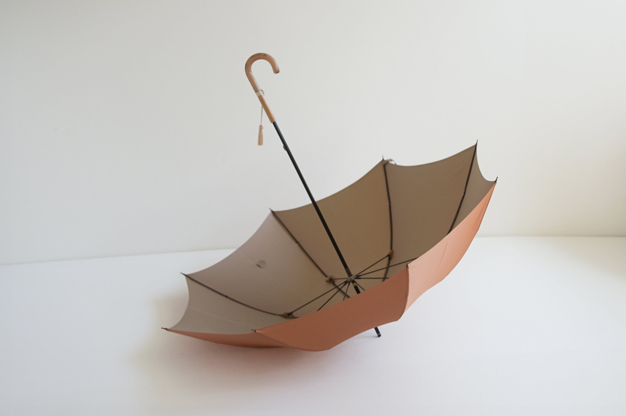 長傘 レディース 雨傘 ファッションとして使えるニュアンスカラー