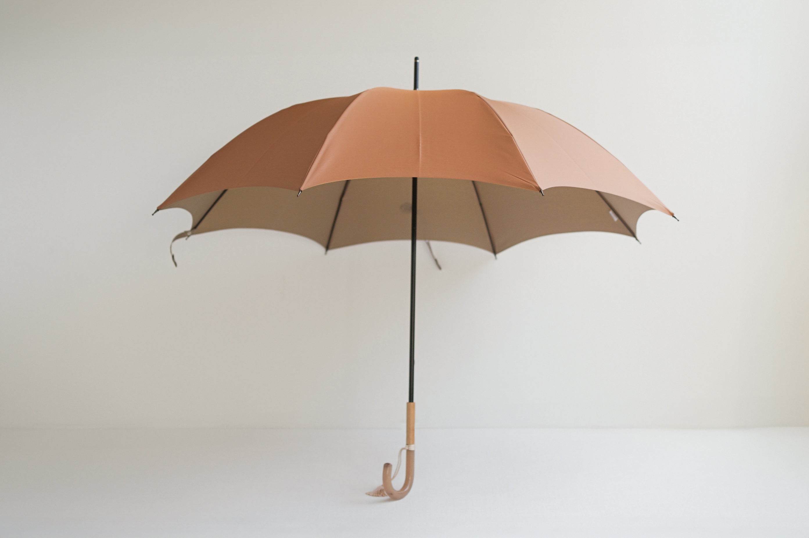 長傘 レディース 雨傘 艶やかな光沢と重厚感が魅力の「甲州織」