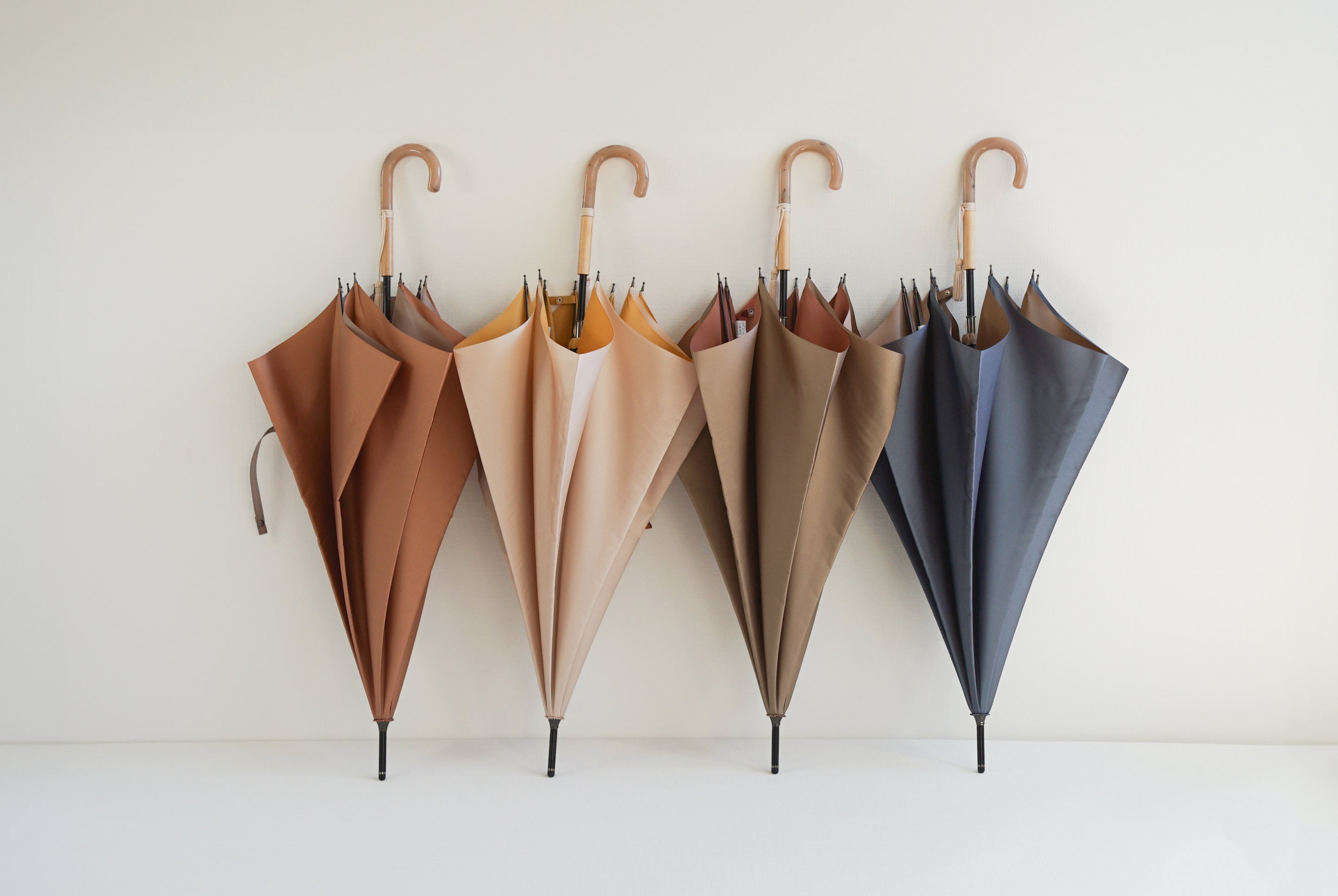 長傘 レディース 雨傘 ロクロ巻きとダボ巻き