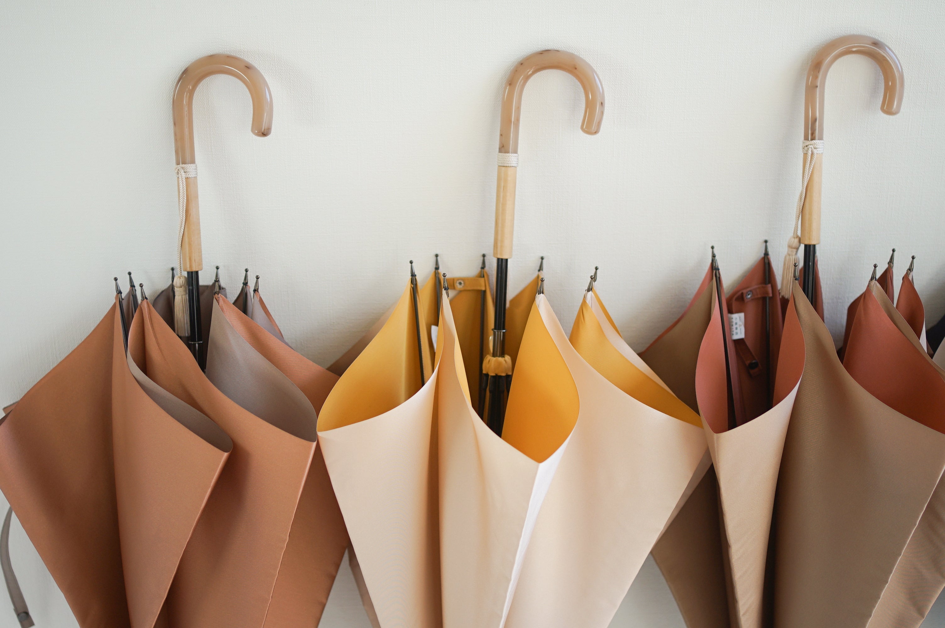 長傘 レディース 雨傘 ファッションとして使えるニュアンスカラー