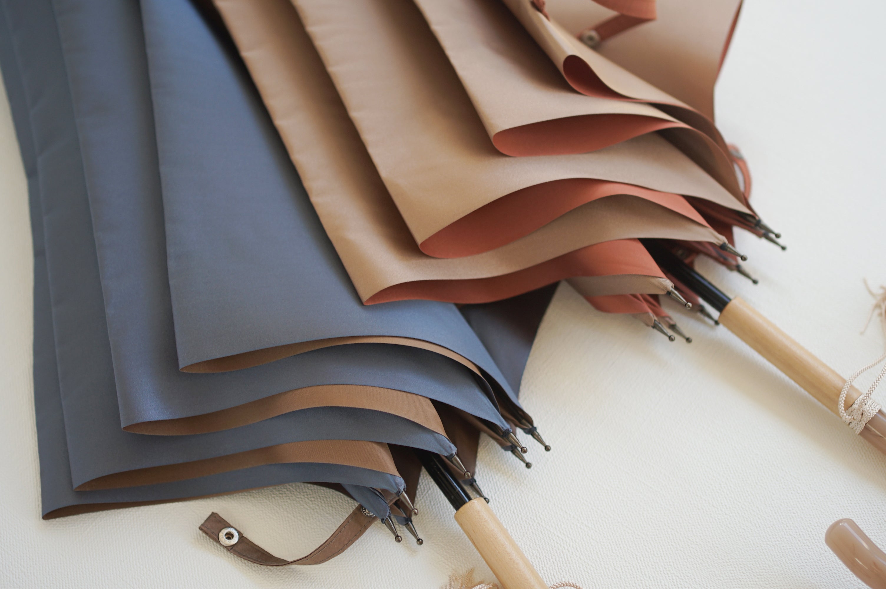 長傘 レディース 雨傘 ファッションとして使えるニュアンスカラー