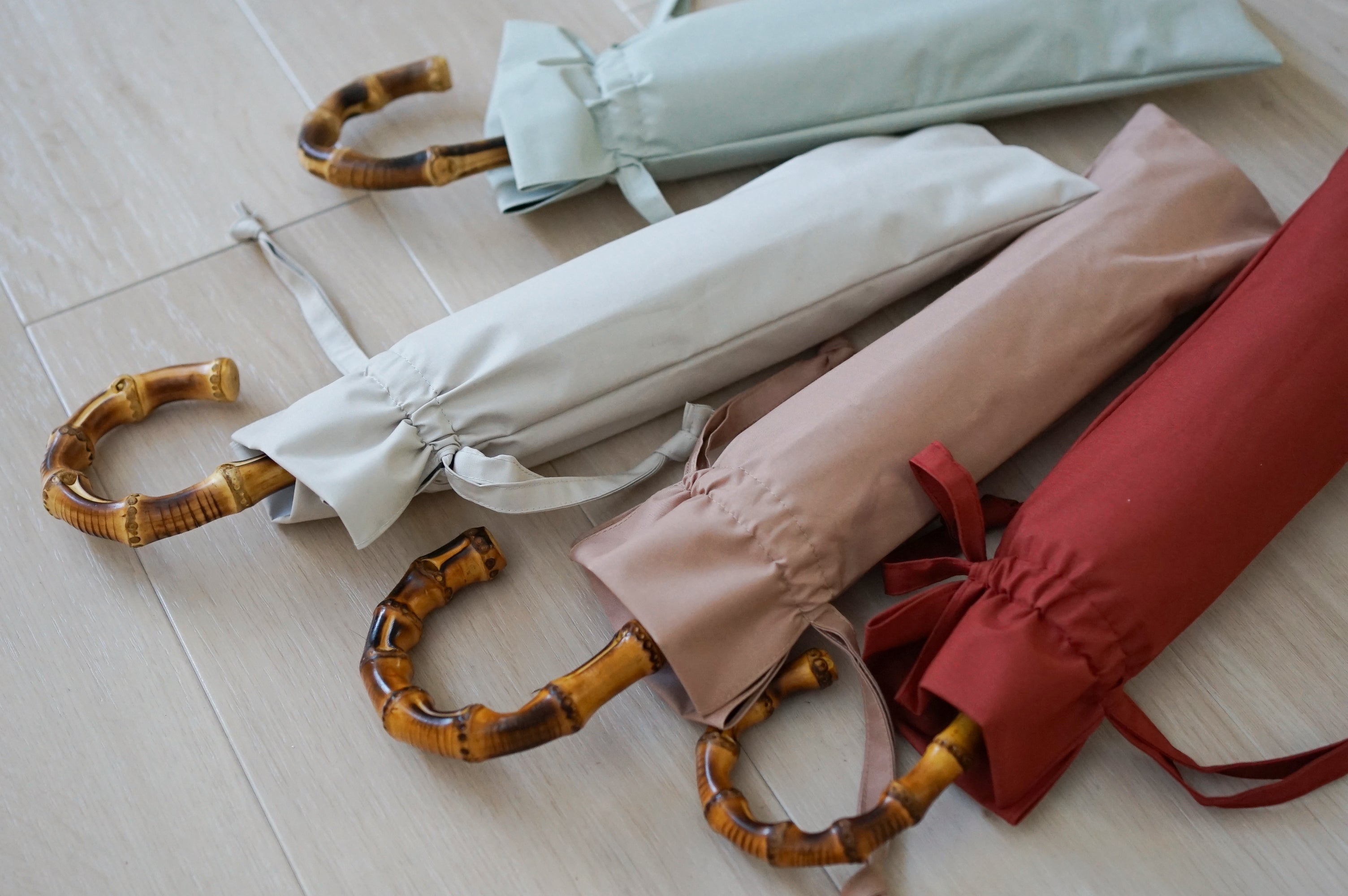 折りたたみ傘 レディース 日傘・晴雨兼用傘 長傘にもなる、便利な2WAY仕様