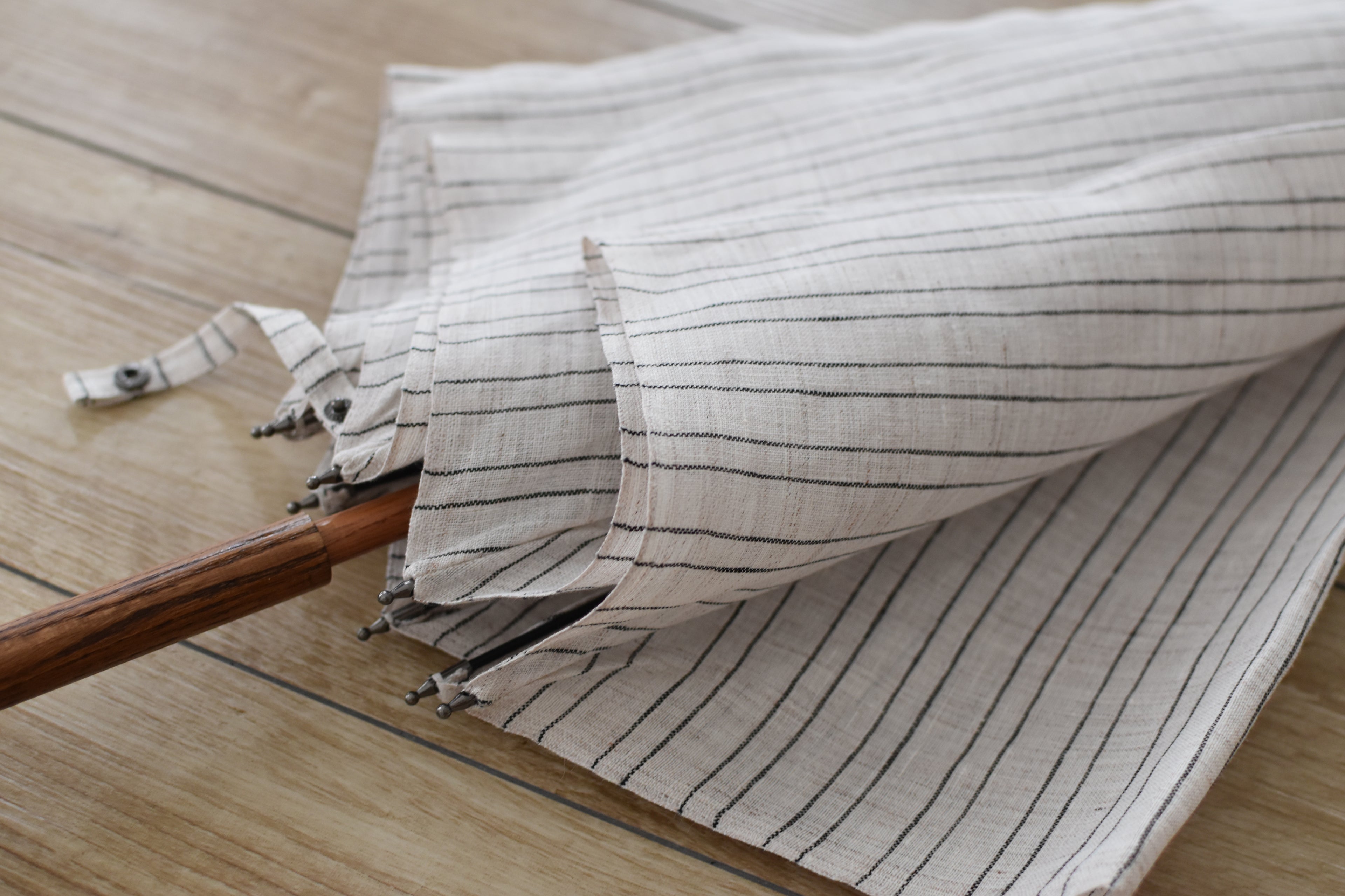 長傘 メンズ 日傘 国産樫の木の中棒とピアノ線の線はじき