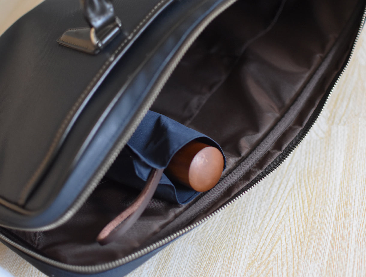 折りたたみ傘 メンズ 雨傘 コンパクトで軽量、開くと大きい三つ折り